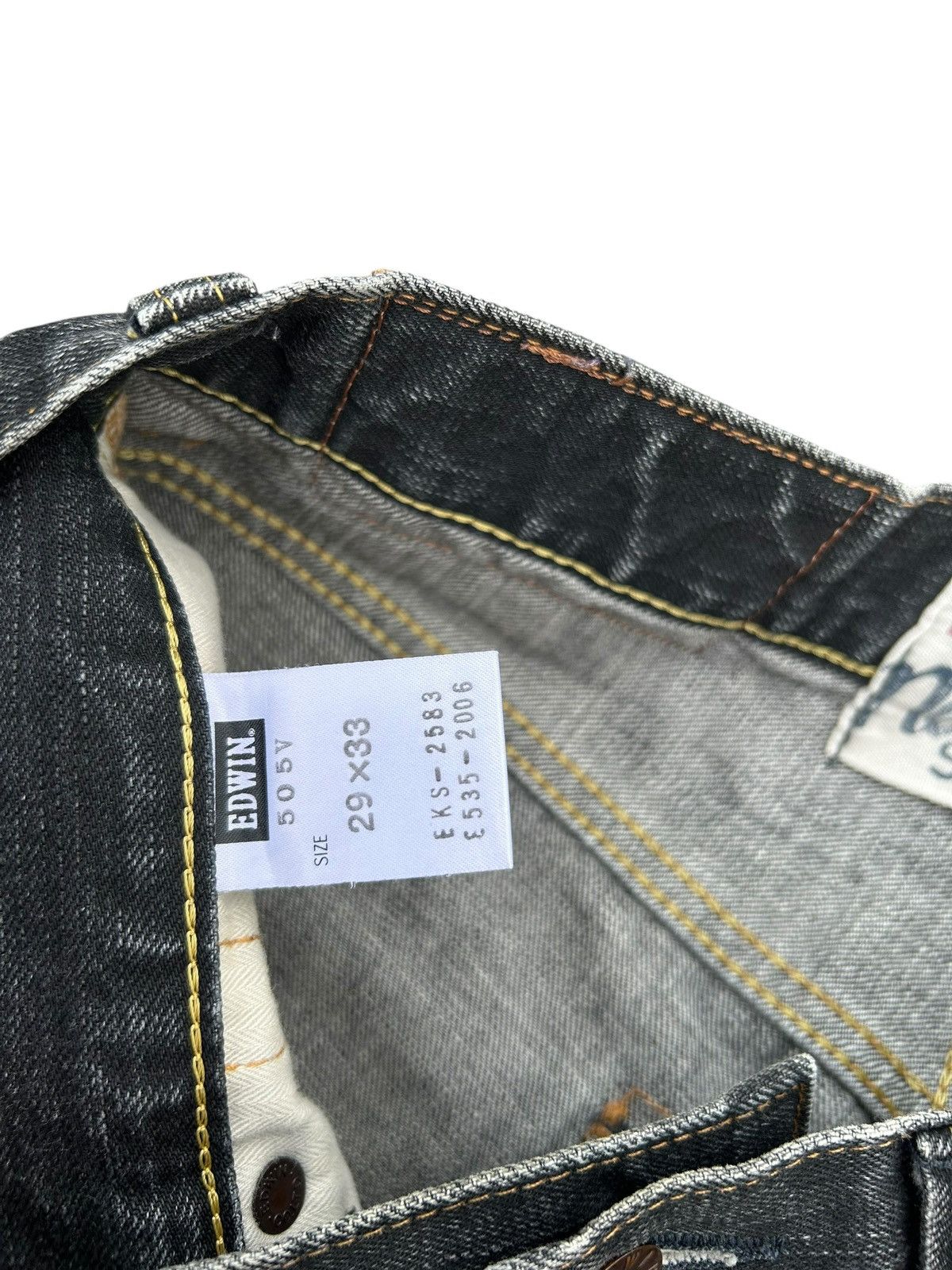 Kapital Vintage Edwin 505V Selvedge Distressed Denim Jeans Size US 32 / EU 48 - 7 Thumbnail