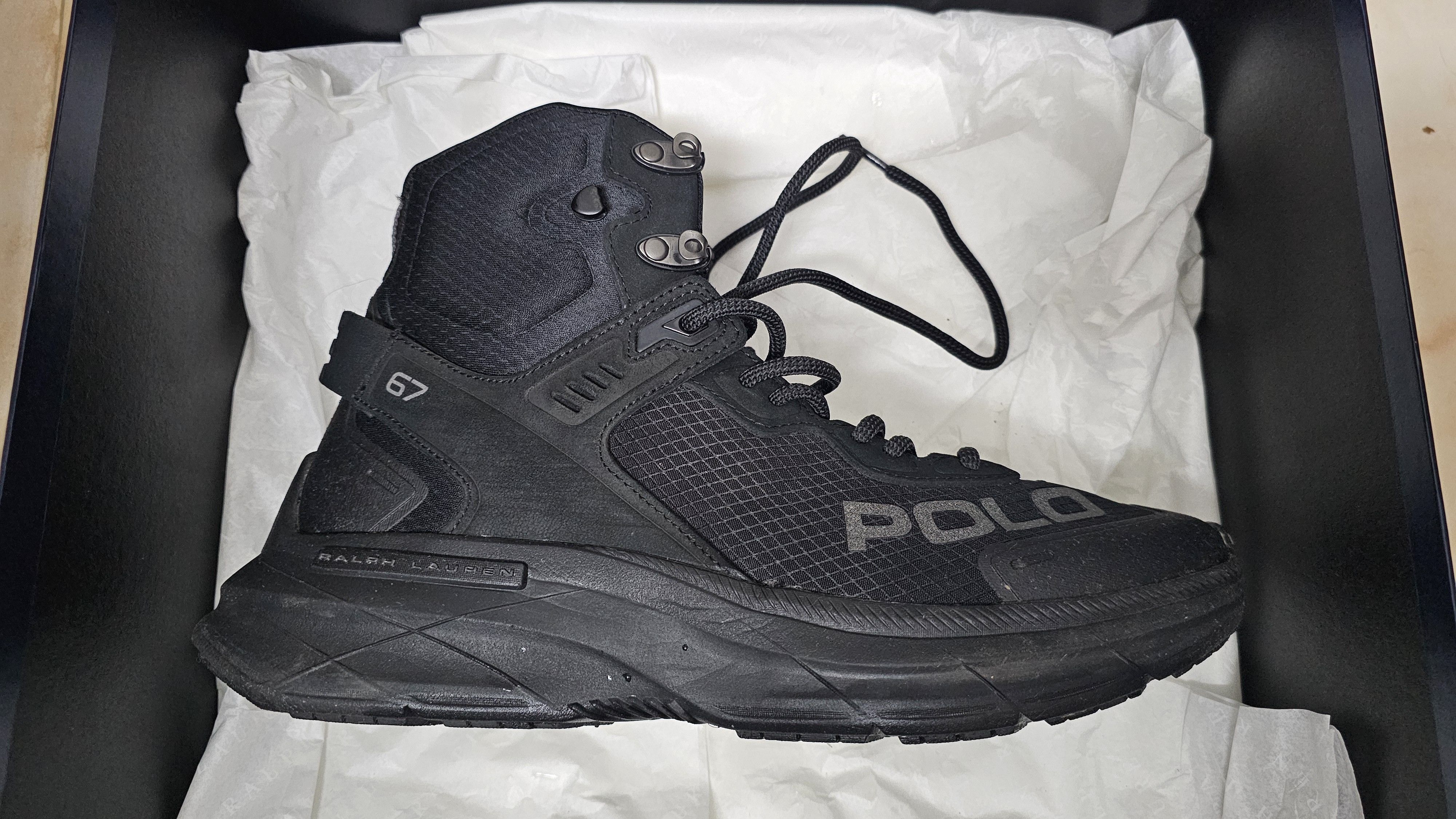 Polo Ralph Lauren Court Blade Mid High-Top Sneaker Size US 8.5 / EU 41-42 - 2 Thumbnail