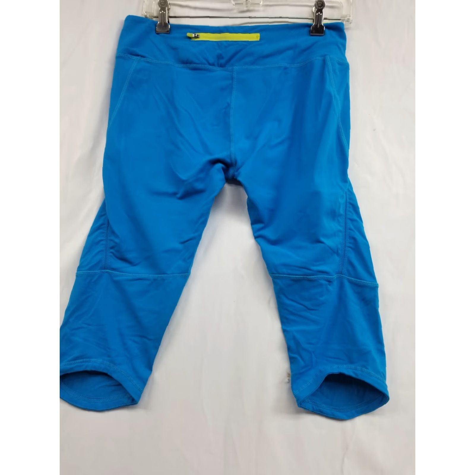 Kyodan KYODAN Leggings Women Cropped Blue Elastic Waist Pull On L Large Skinny Activewear Size 36" / US 14 / IT 50 - 2 Thumbnail