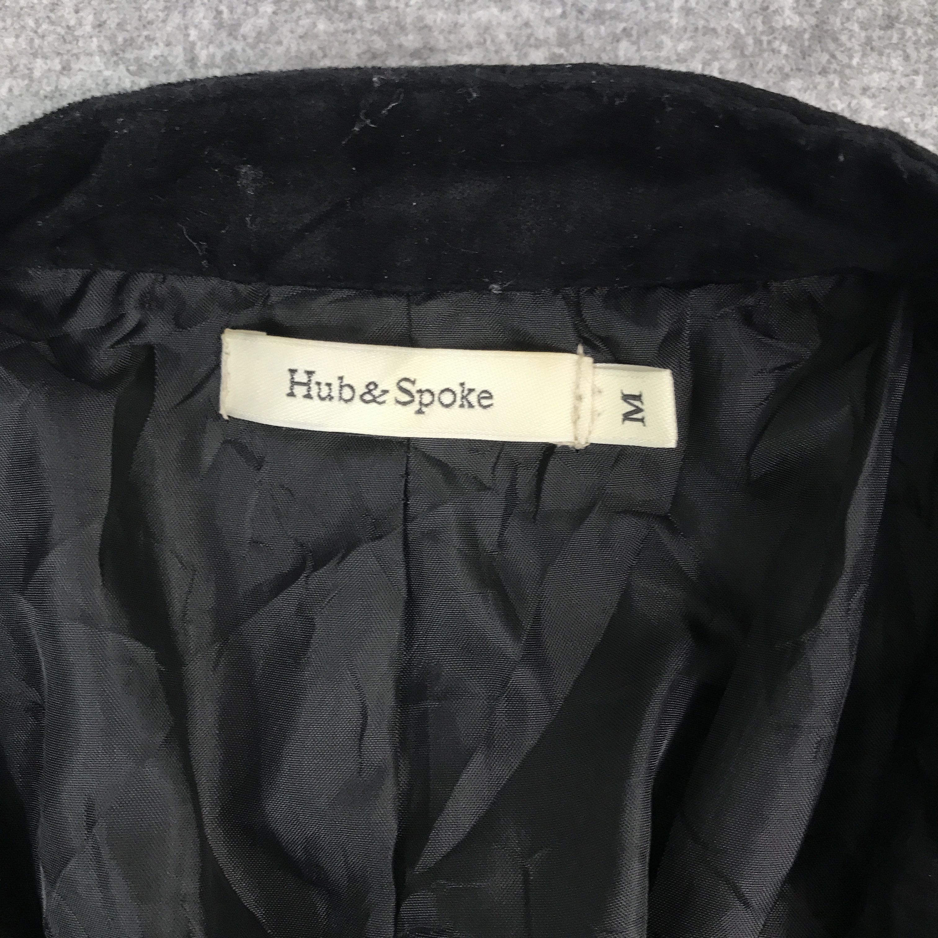 Japanese Brand Japan design biker black style hub & spooke jacket Size US M / EU 48-50 / 2 - 9 Thumbnail