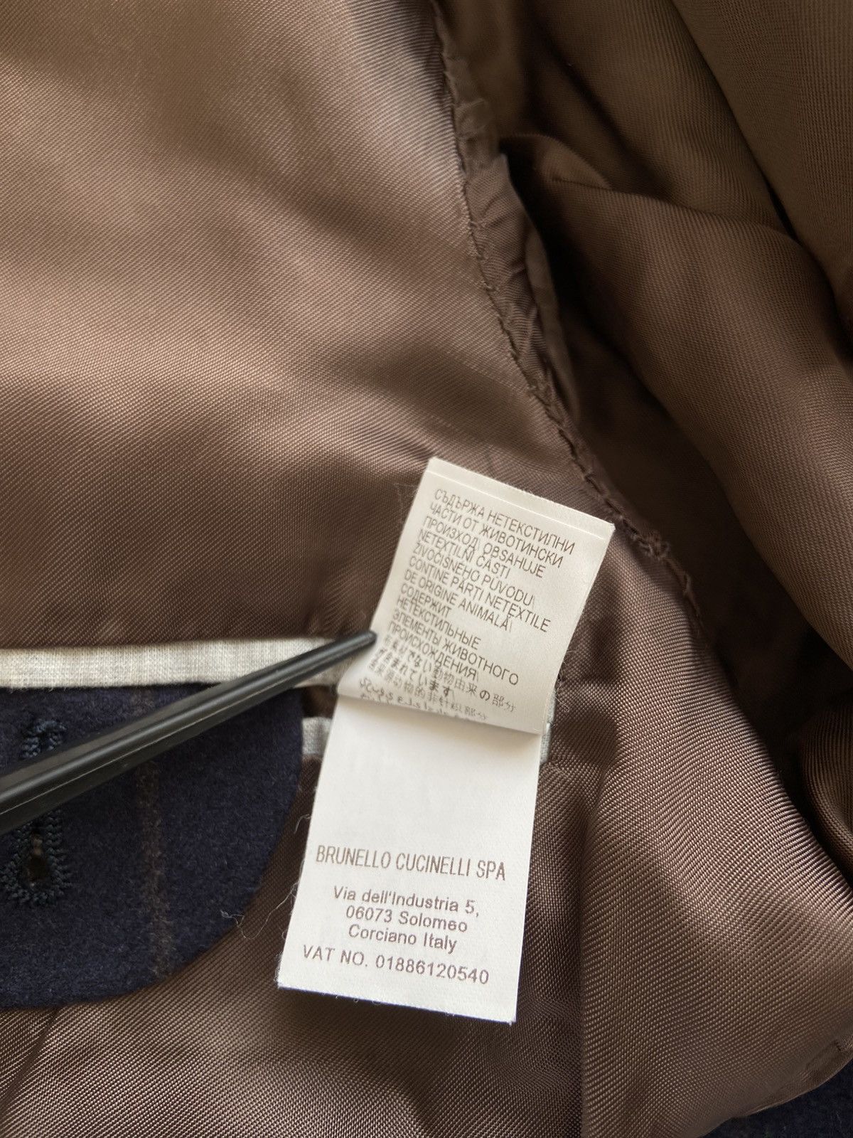 Brunello Cucinelli Brunello Cucinelli Pinstripe Wool Blazer Size 42R - 13 Thumbnail