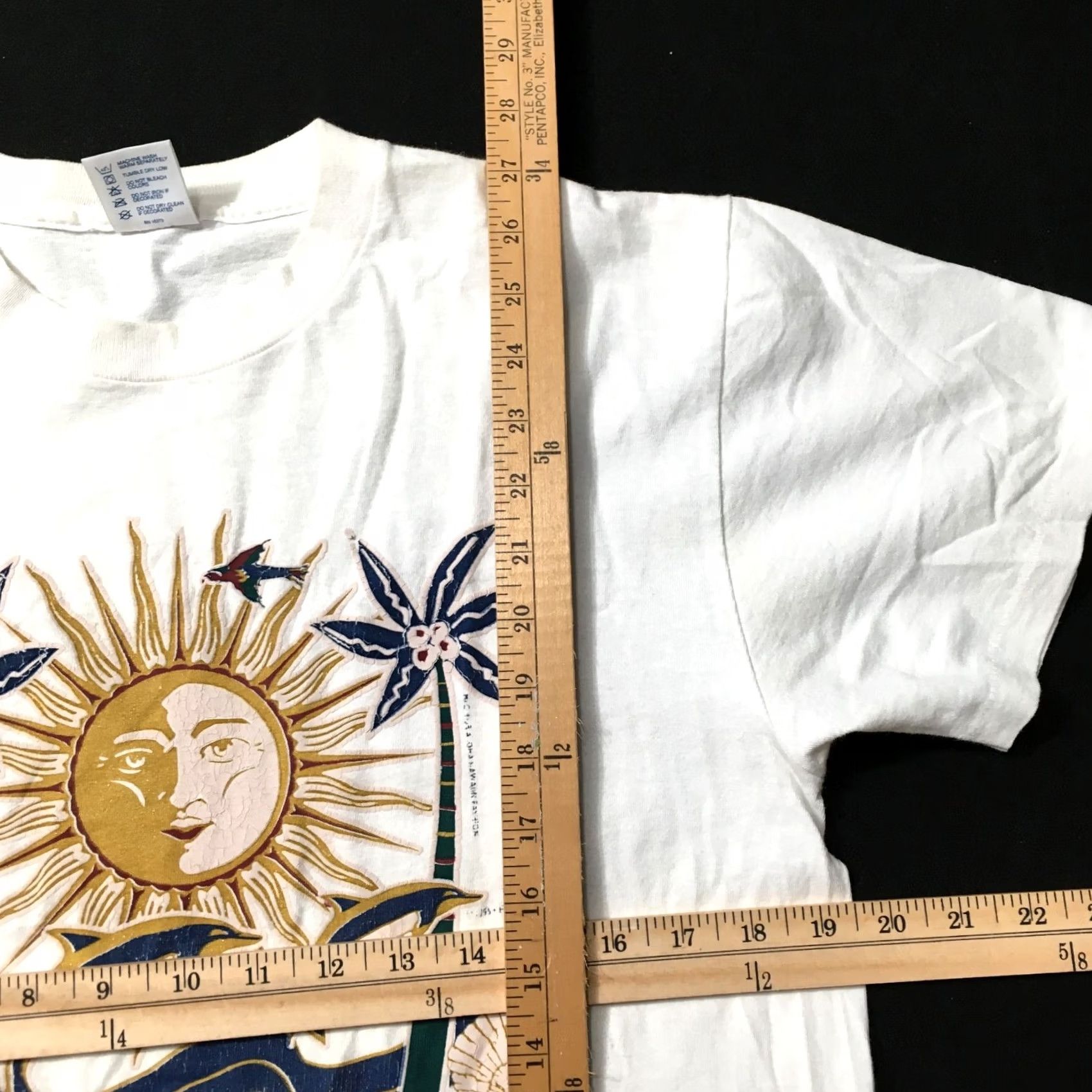 Delta VTG delta HAWAII SINGLE STITCH T SHIRT M medium cotton graphic Size US M / EU 48-50 / 2 - 6 Thumbnail