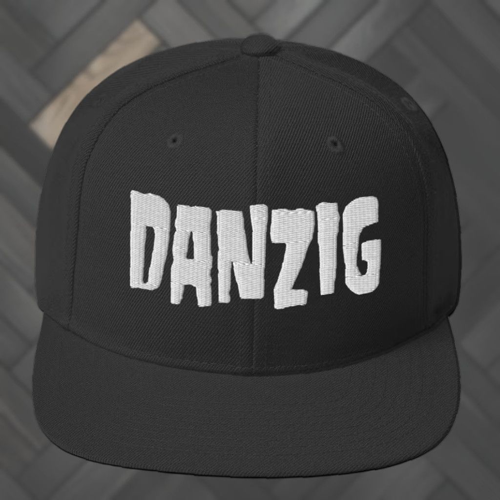 Logo 7 Danzig Logo Snapback Hat Black Men One Size Snapback Casual Music Size ONE SIZE - 1 Preview