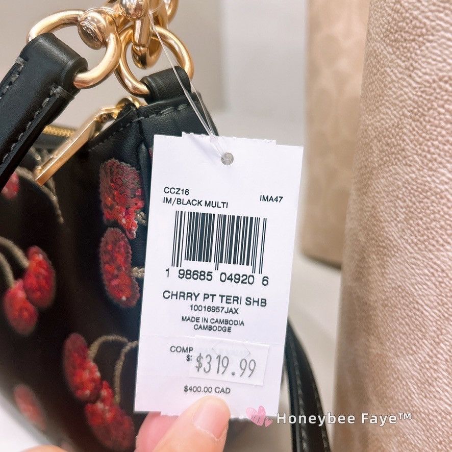 Coach Teri Shoulder Bag With Cherry Print CCZ16 Size ONE SIZE - 7 Thumbnail