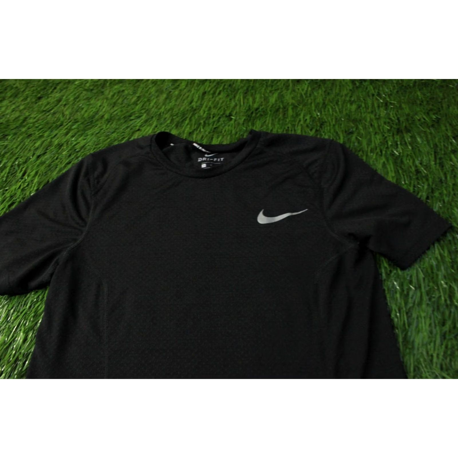 Nike Nike Running Dri-Fit Original 2018 Men Shirt Jersey T-Shirt Size S Black Short Sleeve Crew Neck Jersey 100% Polyester Size US S / EU 44-46 / 1 - 2 Thumbnail