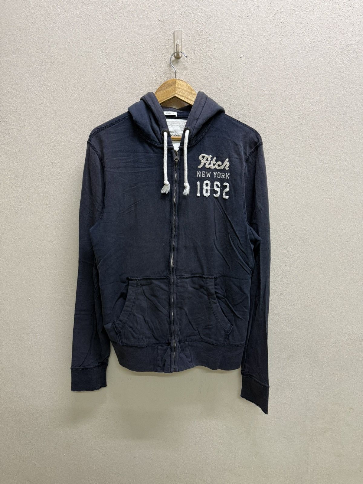 Abercrombie & Fitch Vintage Abercrombie&Fitch Zip Up Swester Hoodie Size US M / EU 48-50 / 2 - 19 Thumbnail