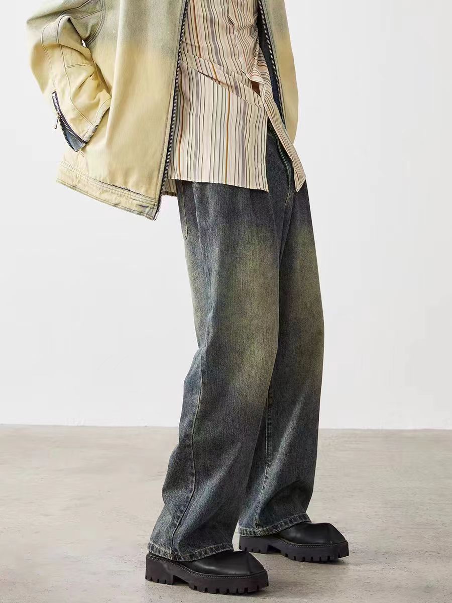 Japanese Brand × Vintage Vintage Street Washed Faded Loose Casual Jeans Y2K Size US 36 / EU 52 - 4 Thumbnail