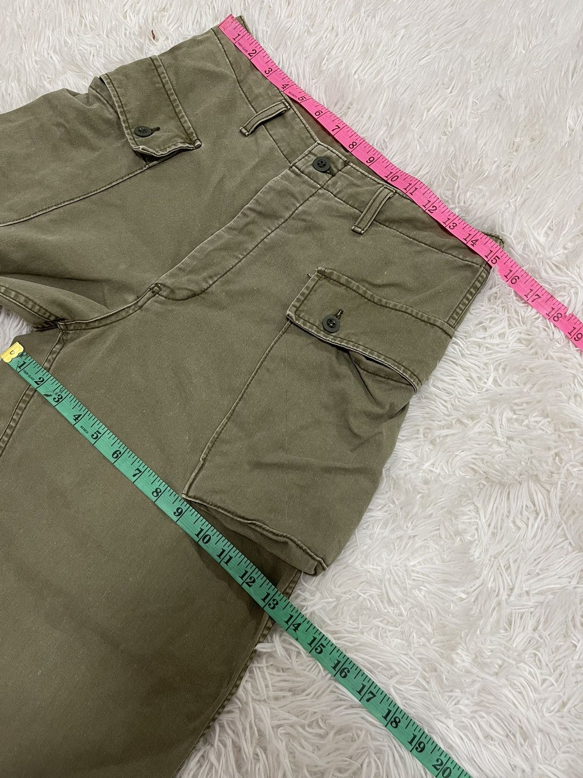 Schott Schott Monkey Baggy Military Style Vintage Cargo Pants Size US 30 / EU 46 - 20 Thumbnail