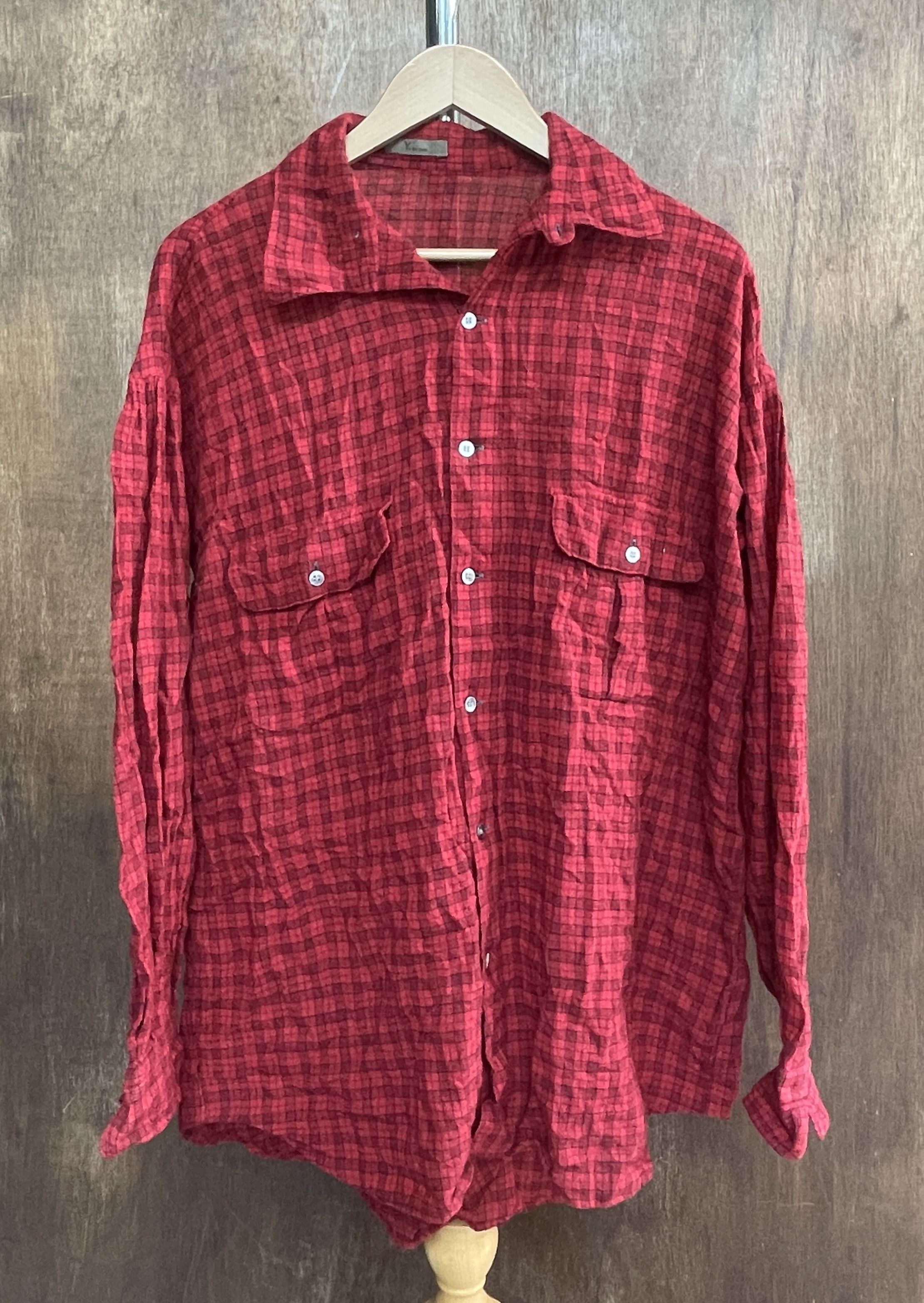 Yohji Yamamoto Y's for men Yohji Yamamoto Wool Two Pockets Shirt Size US L / EU 52-54 / 3 - 1 Thumbnail