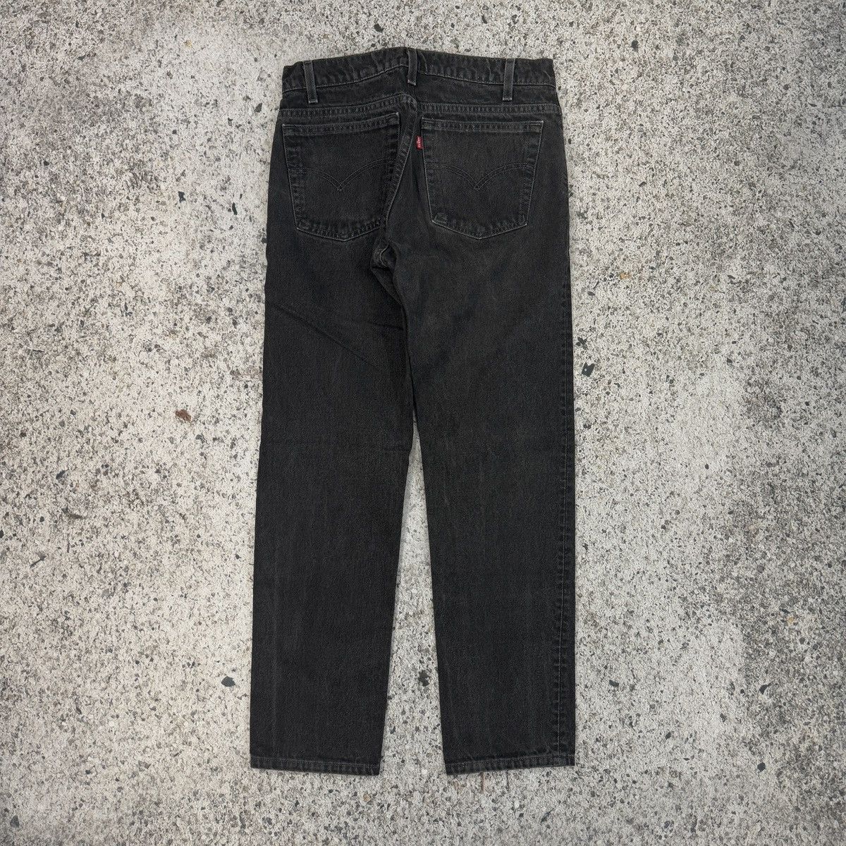 Levi's Vintage 90s Levi’s 505 Faded Black Jeans ERD Grunge Chrome Size US 32 / EU 48 - 1 Thumbnail