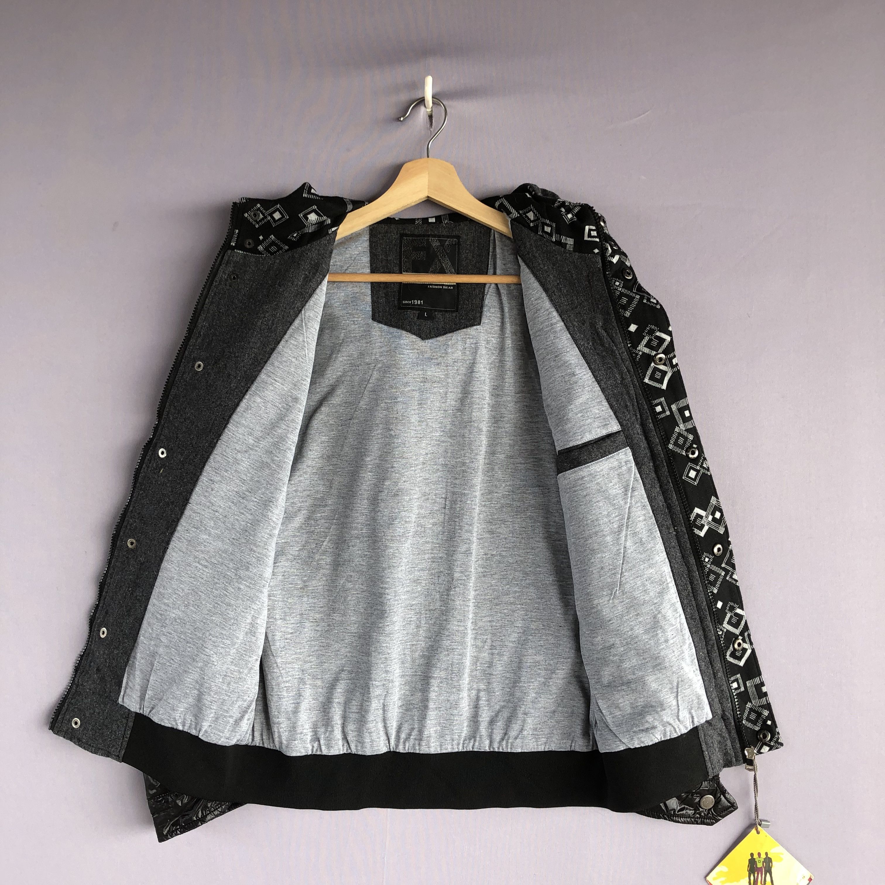 Japanese Brand Vintage Coaxe Japanese Zipper Streetwear Hoodie Wool Jacket Size US S / EU 44-46 / 1 - 7 Thumbnail