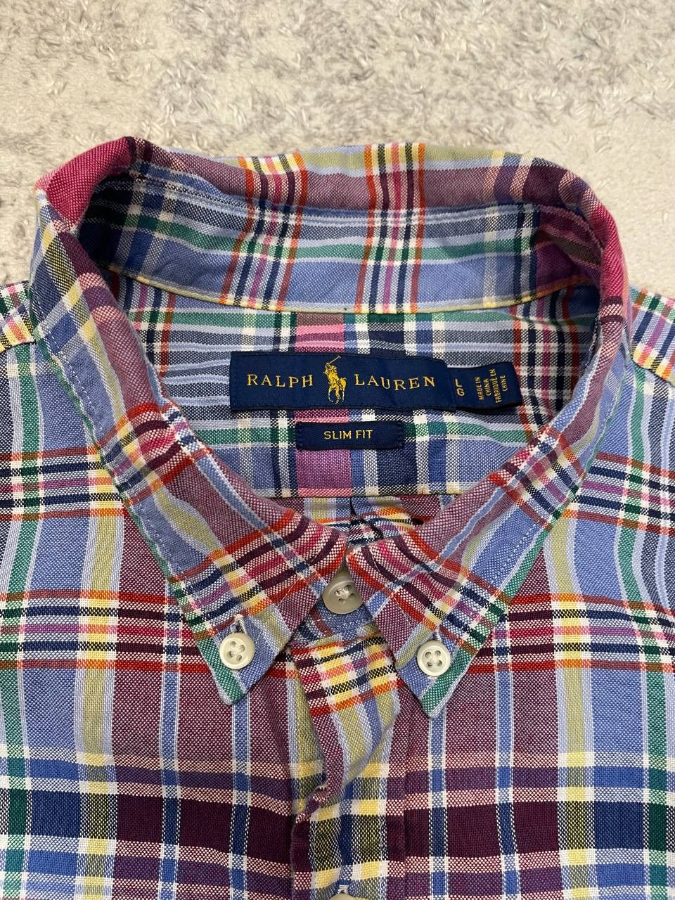 Ralph Lauren Ralph Lauren Slim Fit Plaid Shirt Mens Multicolor Button Size US L / EU 52-54 / 3 - 7 Thumbnail