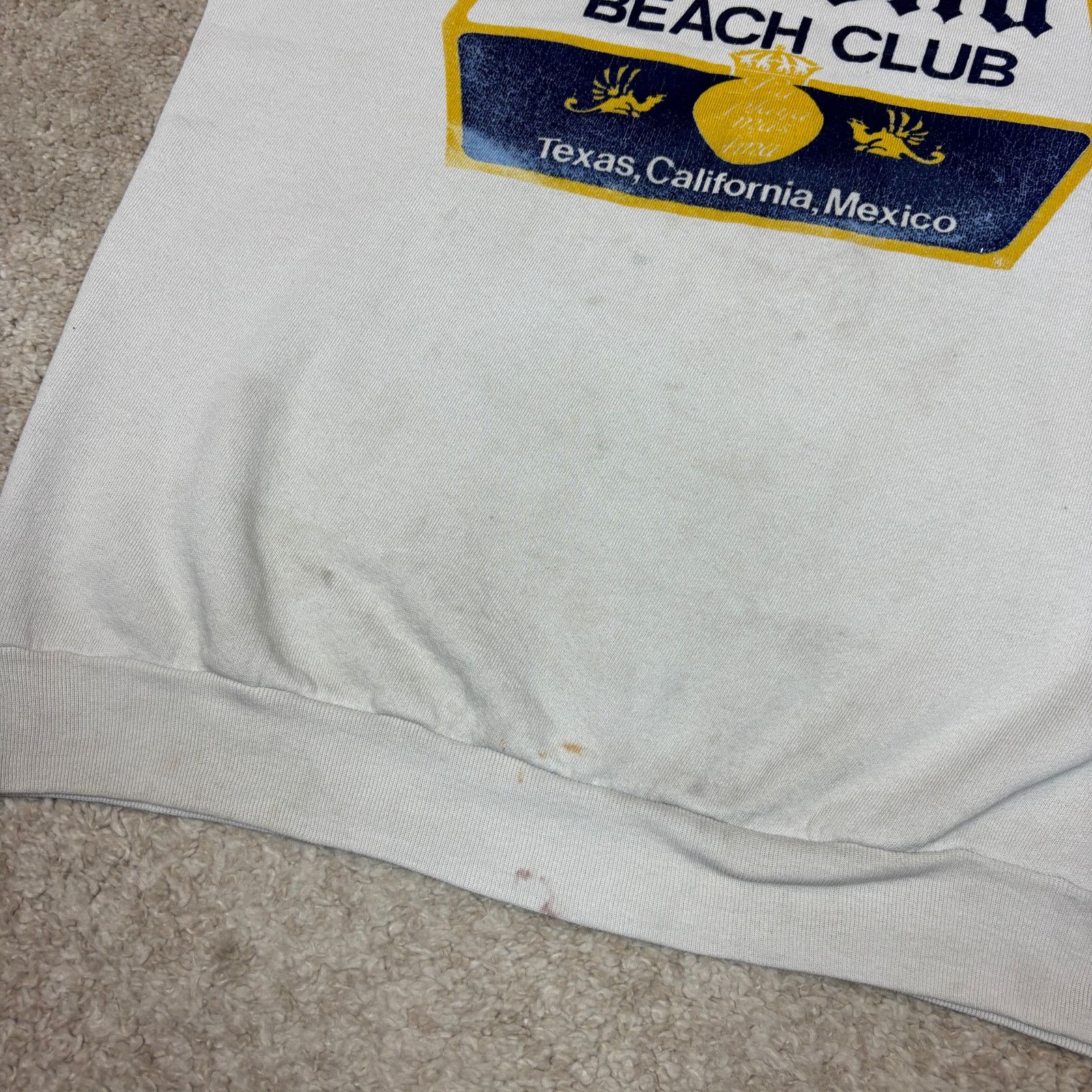 Vintage Vintage 80s Corona Beach Club Raglan Sweatshirt XL Beer USA Size US XL / EU 56 / 4 - 8 Thumbnail