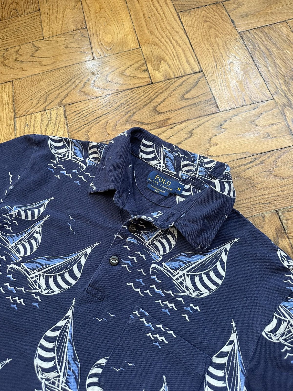 Polo Ralph Lauren × Ralph Lauren Polo Ralph Lauren Ship cotton polo t shirt Size US M / EU 48-50 / 2 - 3 Thumbnail