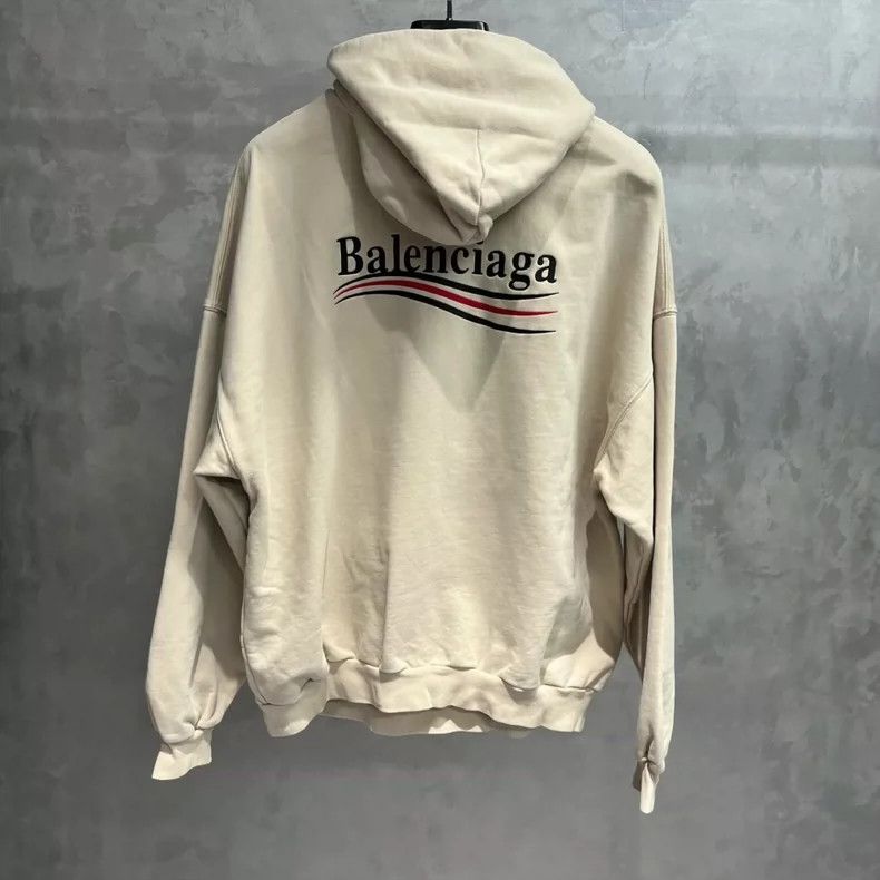 Balenciaga Balenciaga Hoodie with logo monogram print Size US L / EU 52-54 / 3 - 2 Thumbnail