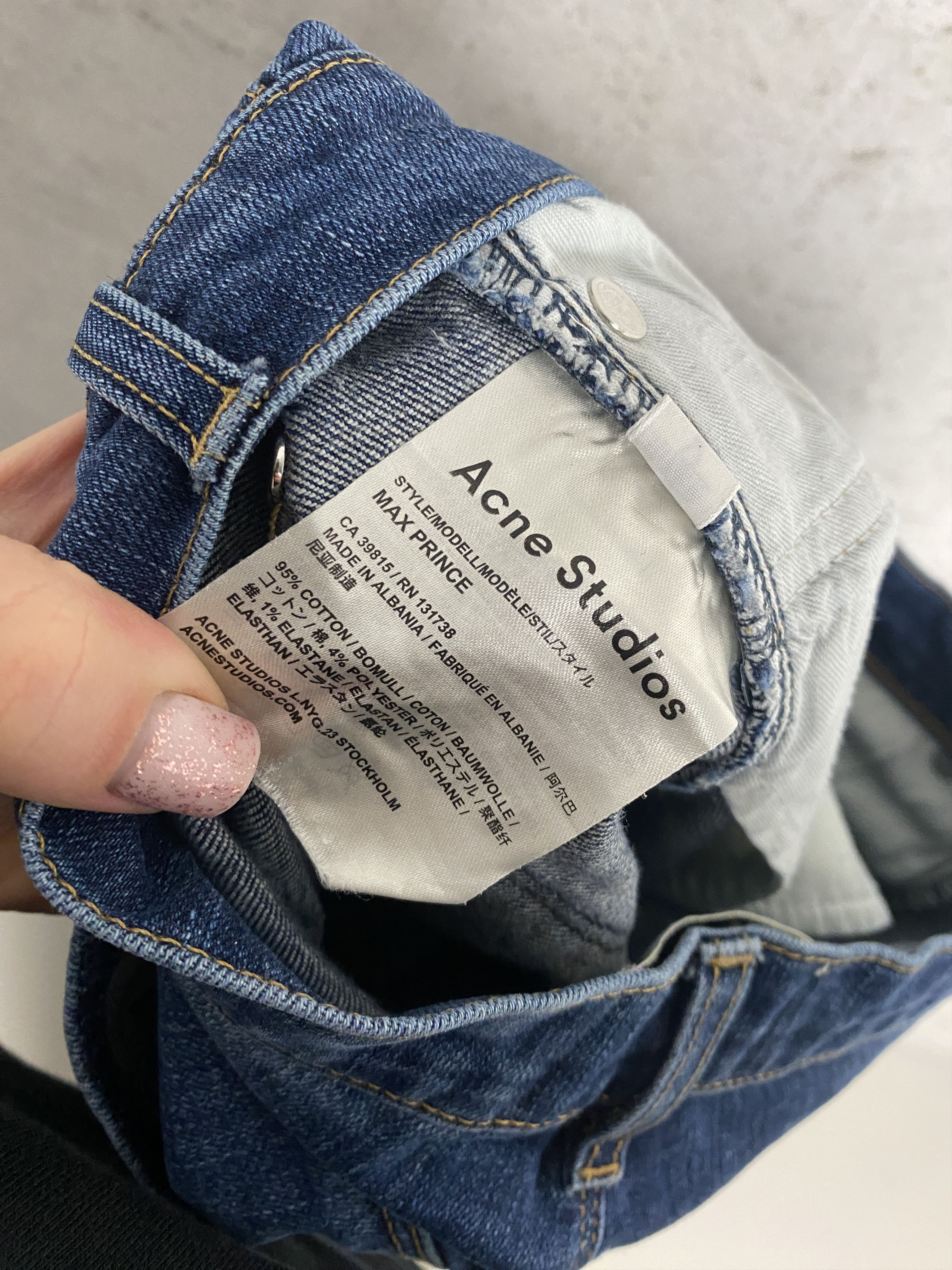 Acne Studios Acne Studios Max Prince denim jeans pants Size US 30 / EU 46 - 5 Thumbnail