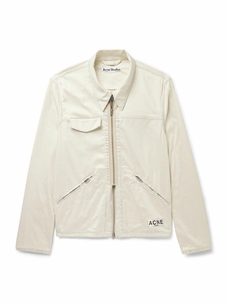 Acne Studios Acne Studios Men's Ondrey Faux Suede Jacket in Beige Size US S / EU 44-46 / 1 - 2 Thumbnail