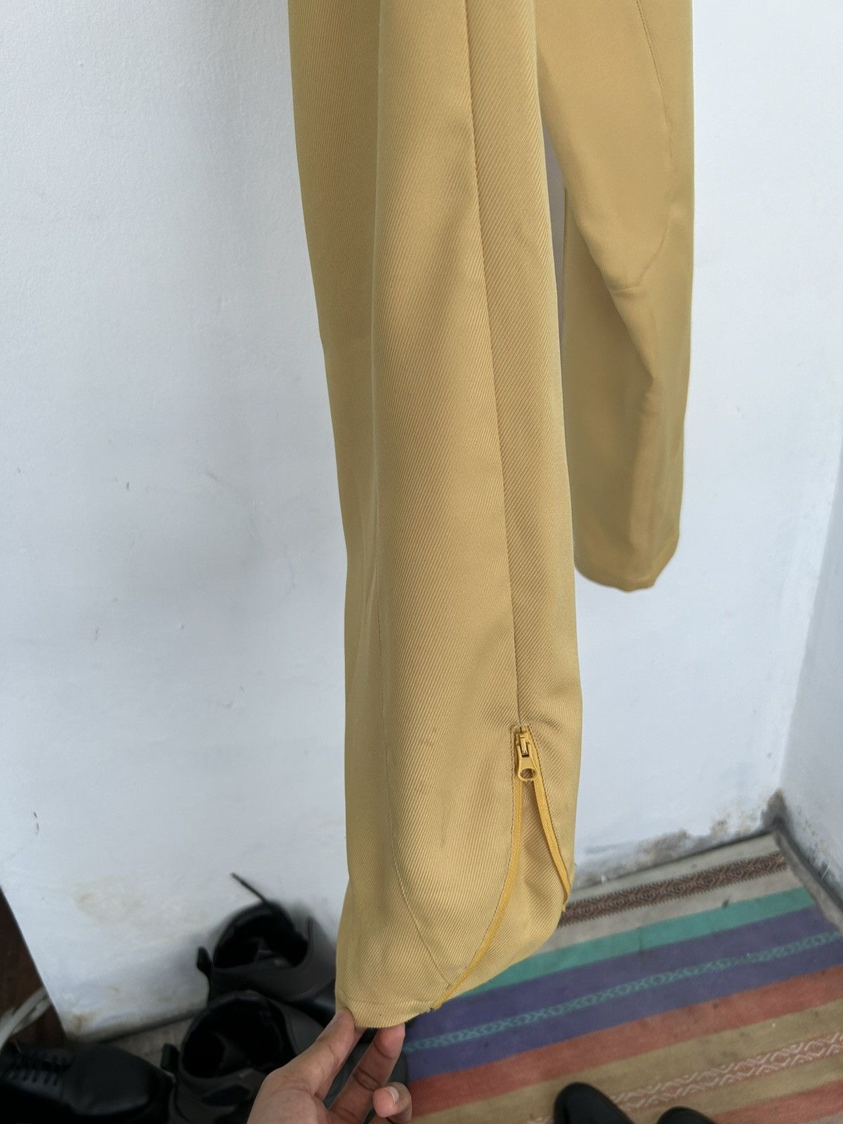 Kiko Kostadinov Ss19 tajima yellow utility trousers Size US 30 / EU 46 - 6 Thumbnail