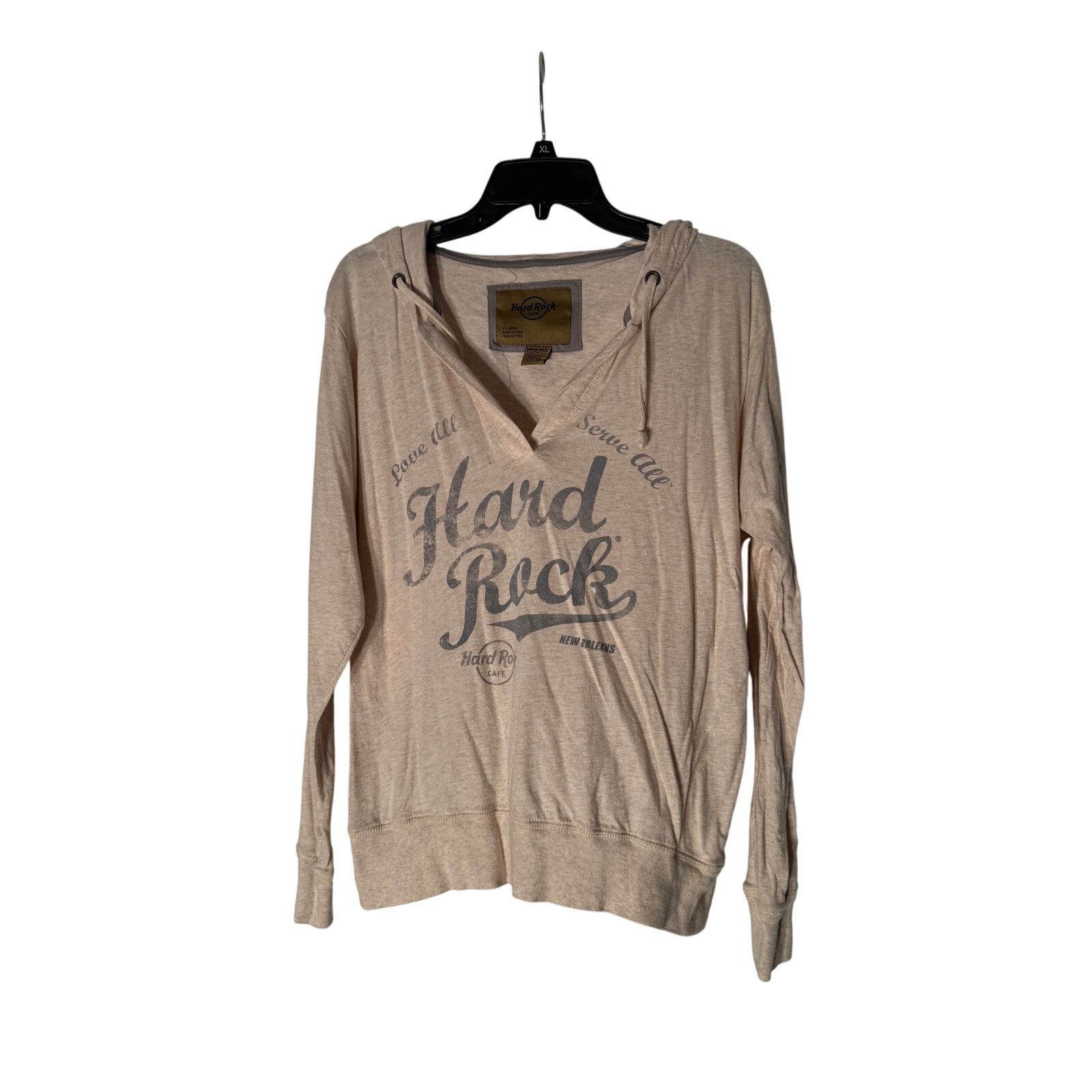 Hard Rock Cafe Vintage Y2K Hard Rock New Orleans Women's XL Hoodie Size XL / US 12-14 / IT 48-50 - 3 Thumbnail