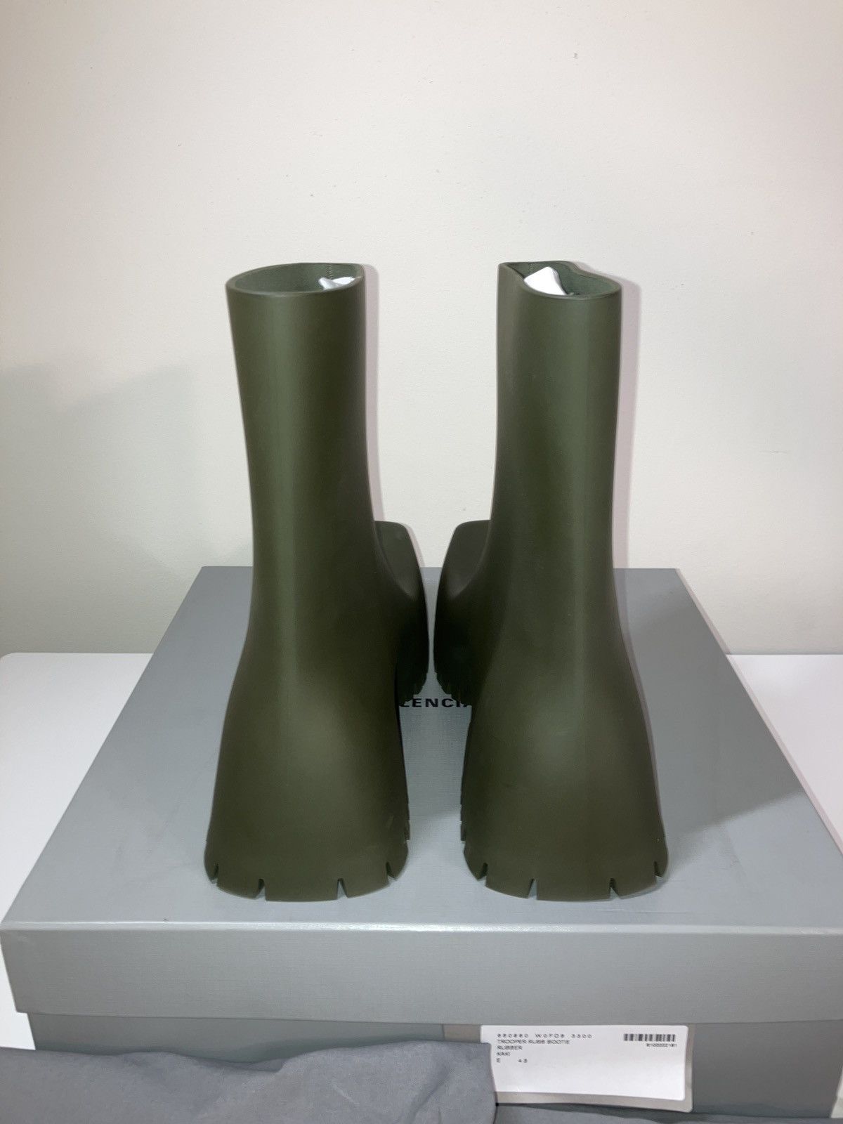 Balenciaga Trooper Rubber Boots Like New Size US 10 / EU 43 - 4 Thumbnail