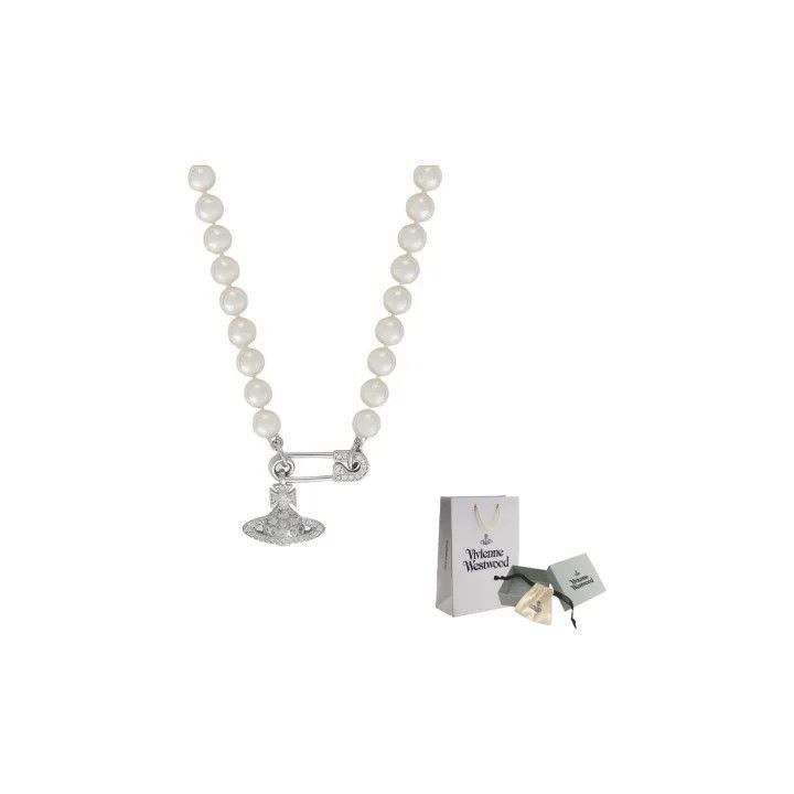 Vivienne Westwood Vivienne Westwood Lucrece Pearl Necklace Size ONE SIZE - 1 Thumbnail
