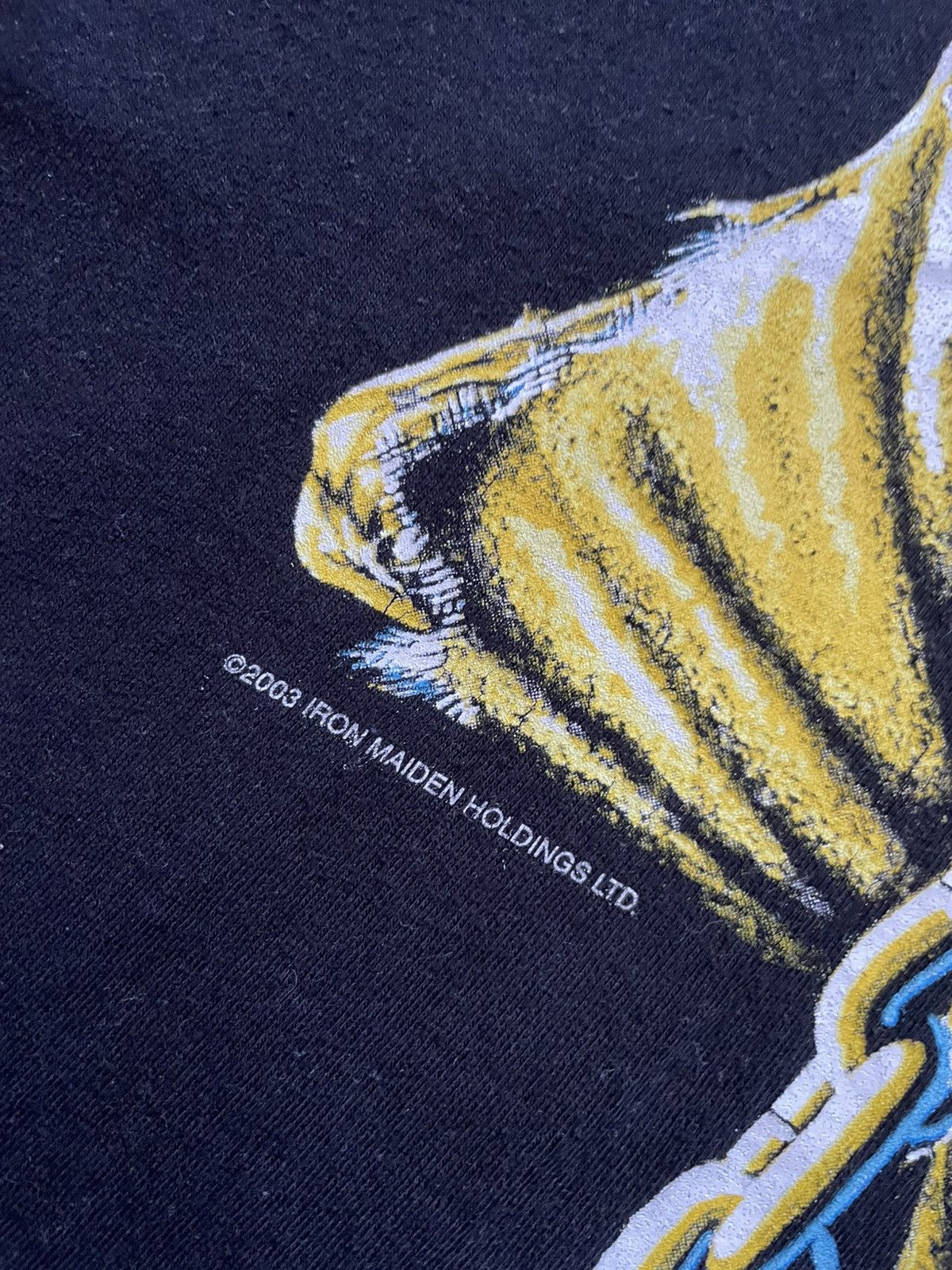 Band Tees Vintage Iron Maiden Piece of mind 2003 big logo band tee Size US XL / EU 56 / 4 - 3 Thumbnail