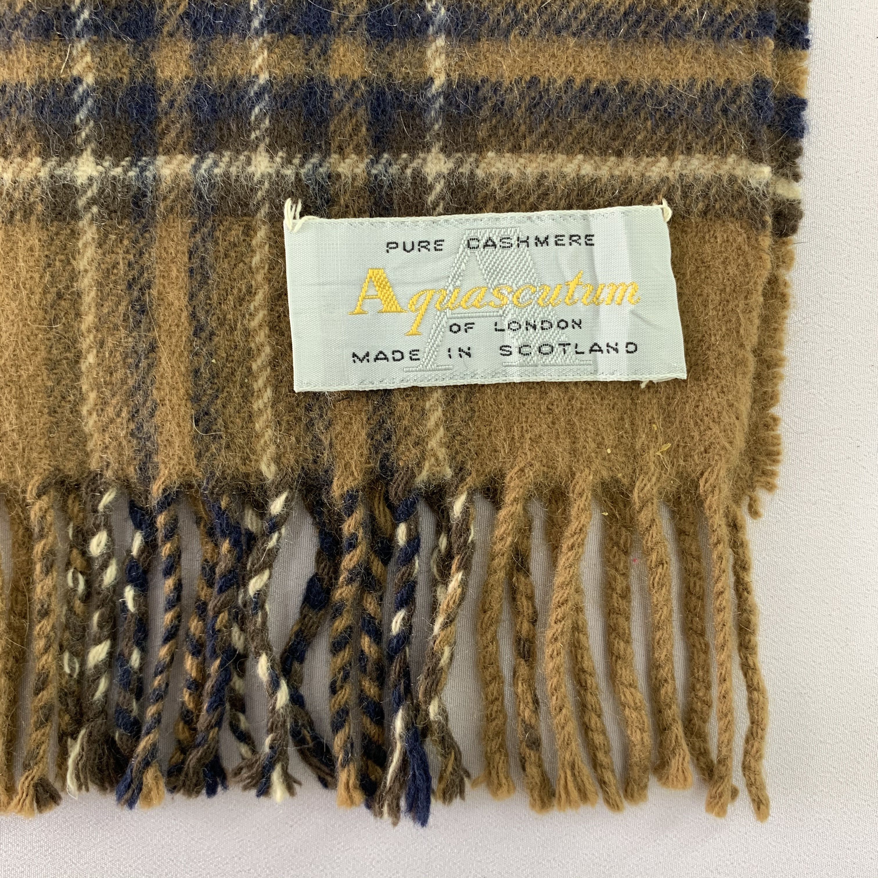 Aquascutum Aquascutum Scarf Cashmere Muffler Neck Wrap BL4324 Size ONE SIZE - 5 Thumbnail