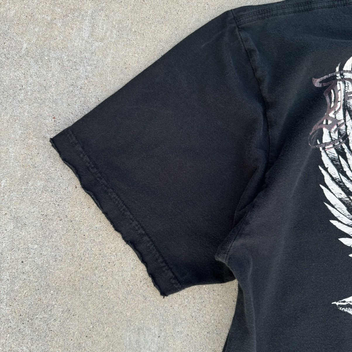 Affliction × Harley Davidson × JNCO Vintage Y2K Black Distressed Affliction AOP Graphic Tee XXL Size US XXL / EU 58 / 5 - 4 Thumbnail