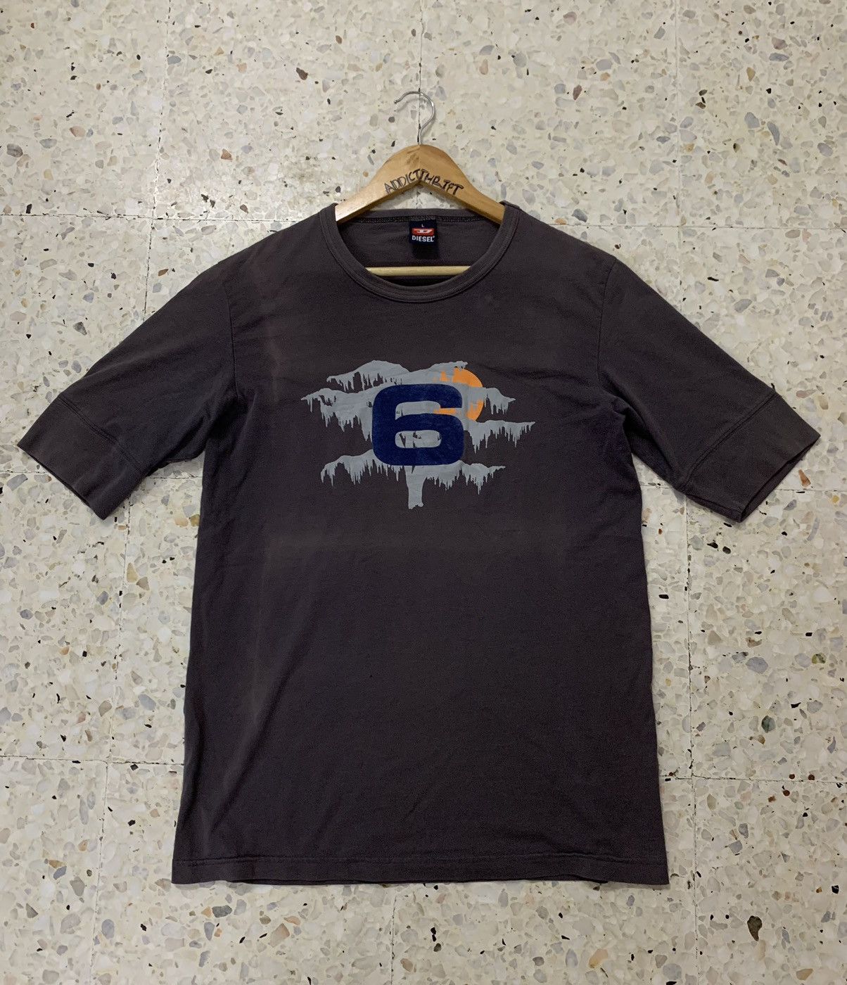 Designer × Diesel × Vintage VINTAGE DIESEL TIGHT ARMS VELVET LOGO Size US L / EU 52-54 / 3 - 1 Thumbnail