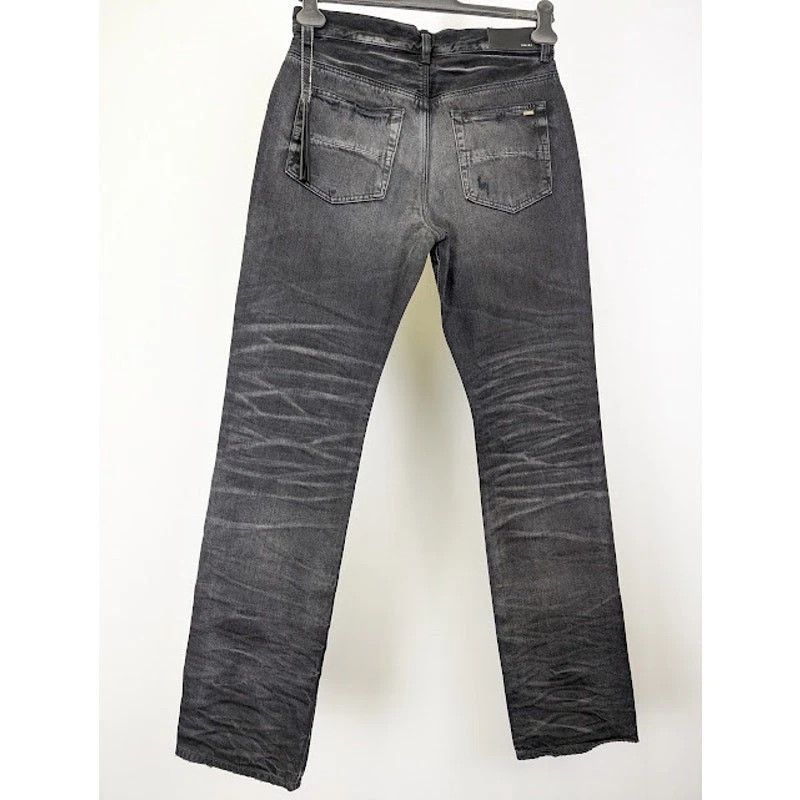 Amiri o1rshd1 Stack Straight Jeans in Faded Black Size US 30 / EU 46 - 10 Thumbnail