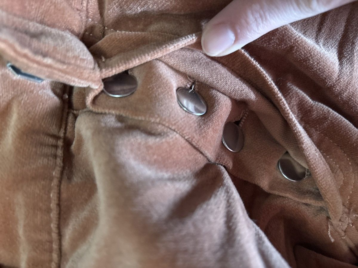 Dior Dior Aw05 In The Morning Peach Velvet Bootcut Pant Size US 31 - 8 Thumbnail