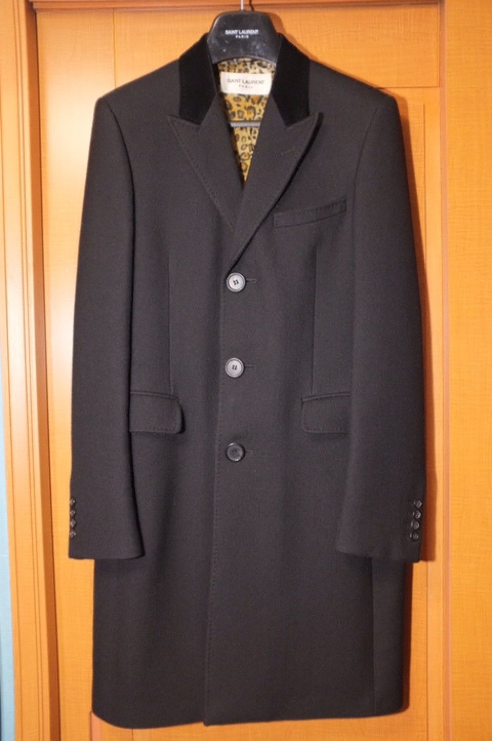 Saint Laurent Paris Saint laurent 16FW leopard lining chesterfield coat sz50 Size US M / EU 48-50 / 2 - 2 Thumbnail