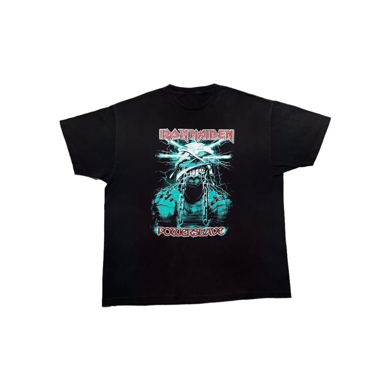 Y2K Iron Maiden Powerslave T-Shirt, image size:1280x1280