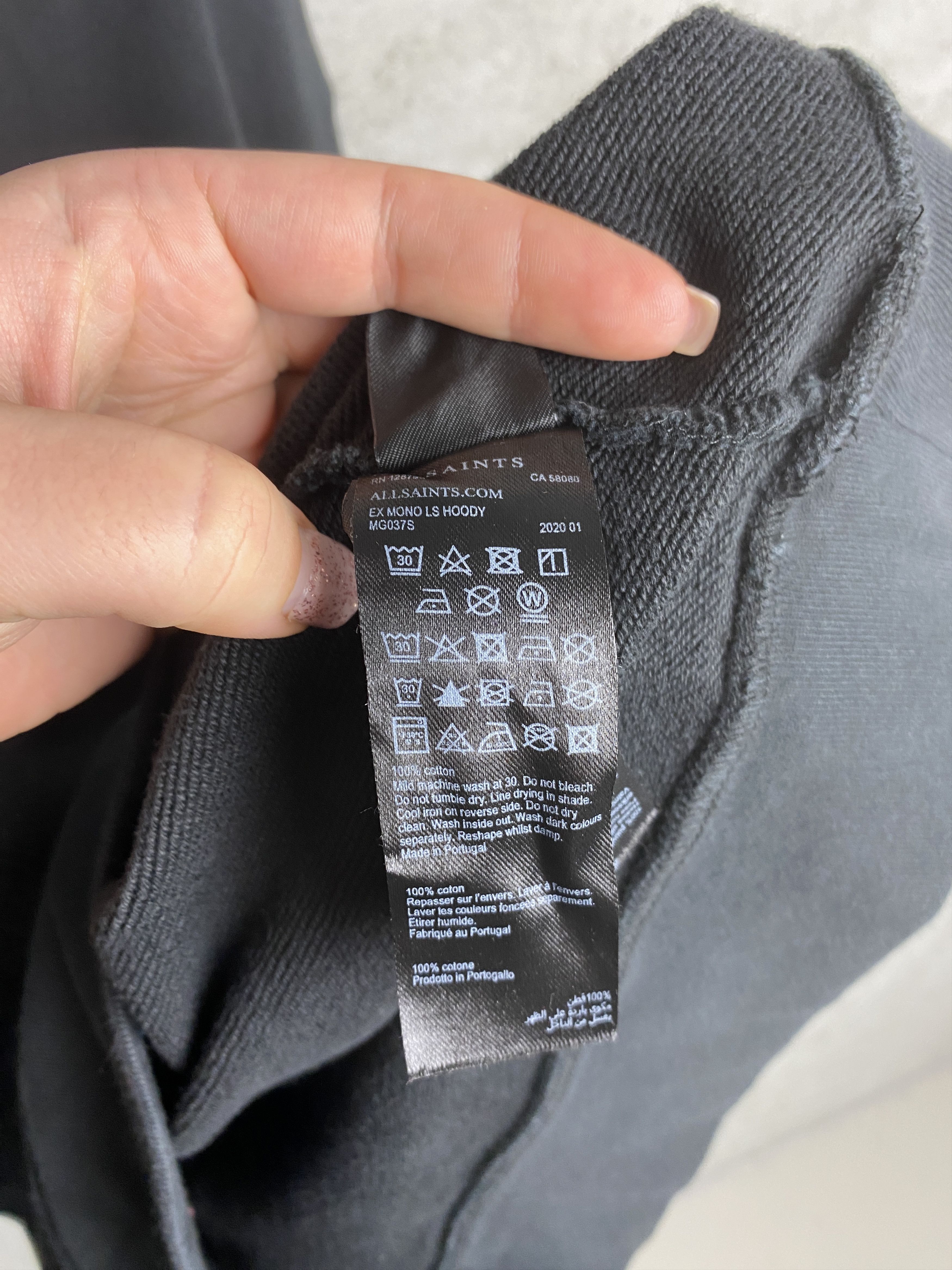 Allsaints Allsaints Ex Mono hoodie casual heavy Size US M / EU 48-50 / 2 - 5 Thumbnail