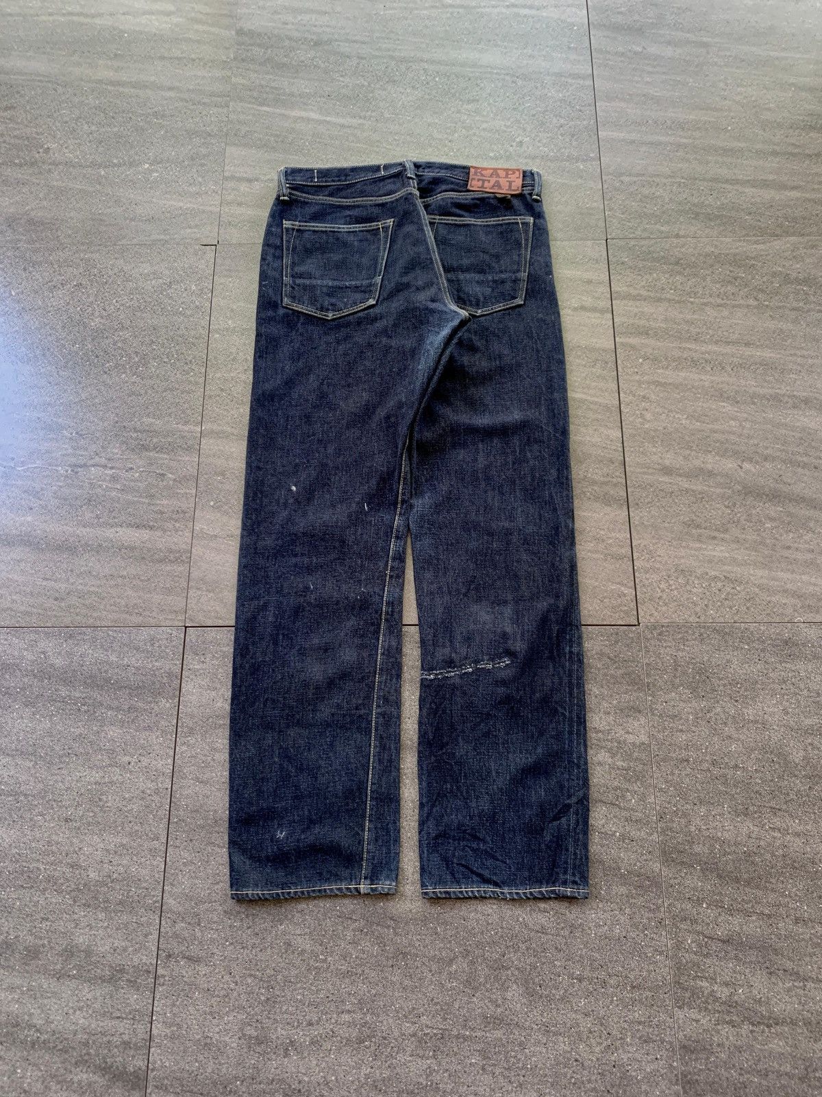 Kapital FREE TAX! Indigo Raw Denim Jeans Size US 34 / EU 50 - 5 Thumbnail