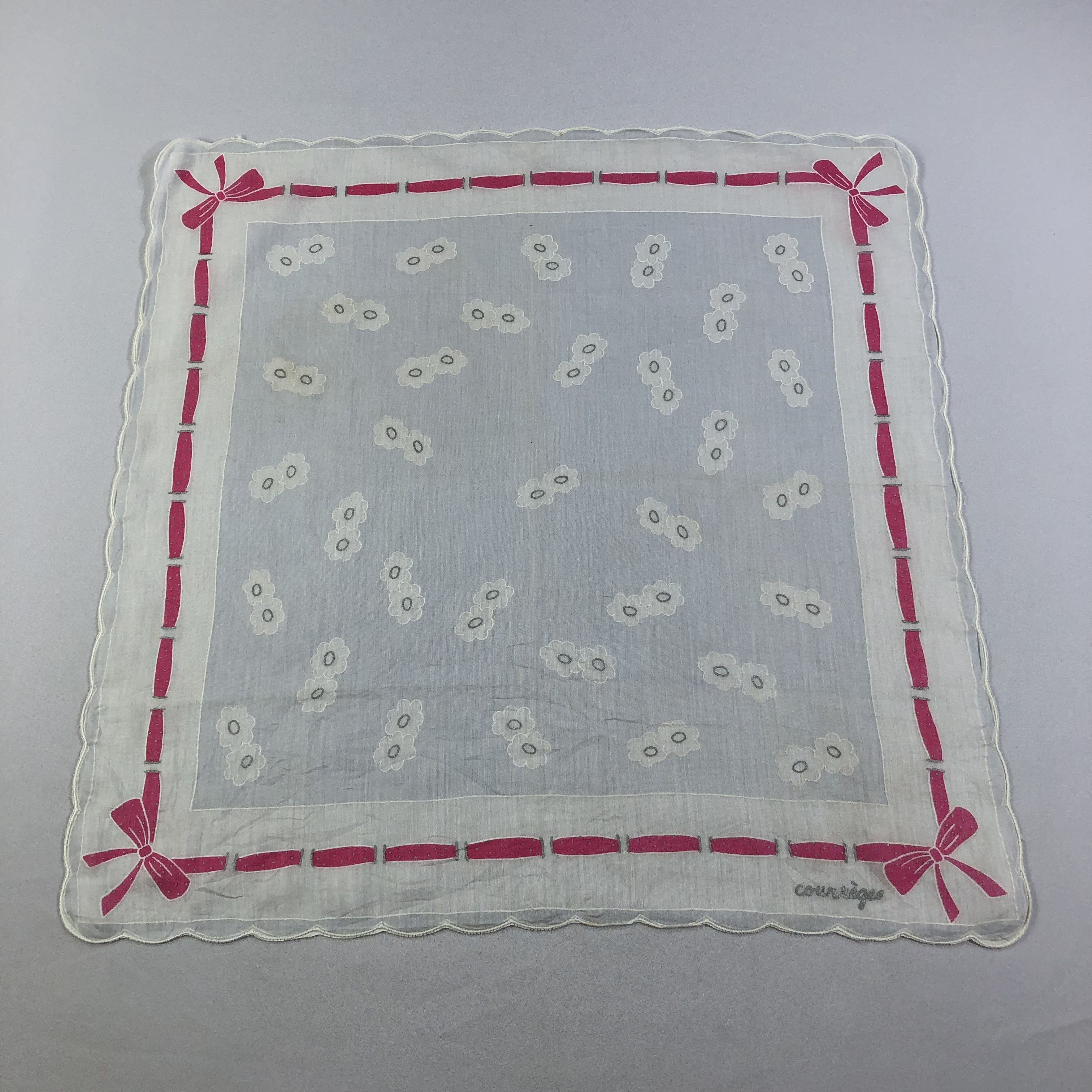 Courreges Courreges Handkerchief Neckerchief Bandana H1700 Size ONE SIZE - 1 Thumbnail