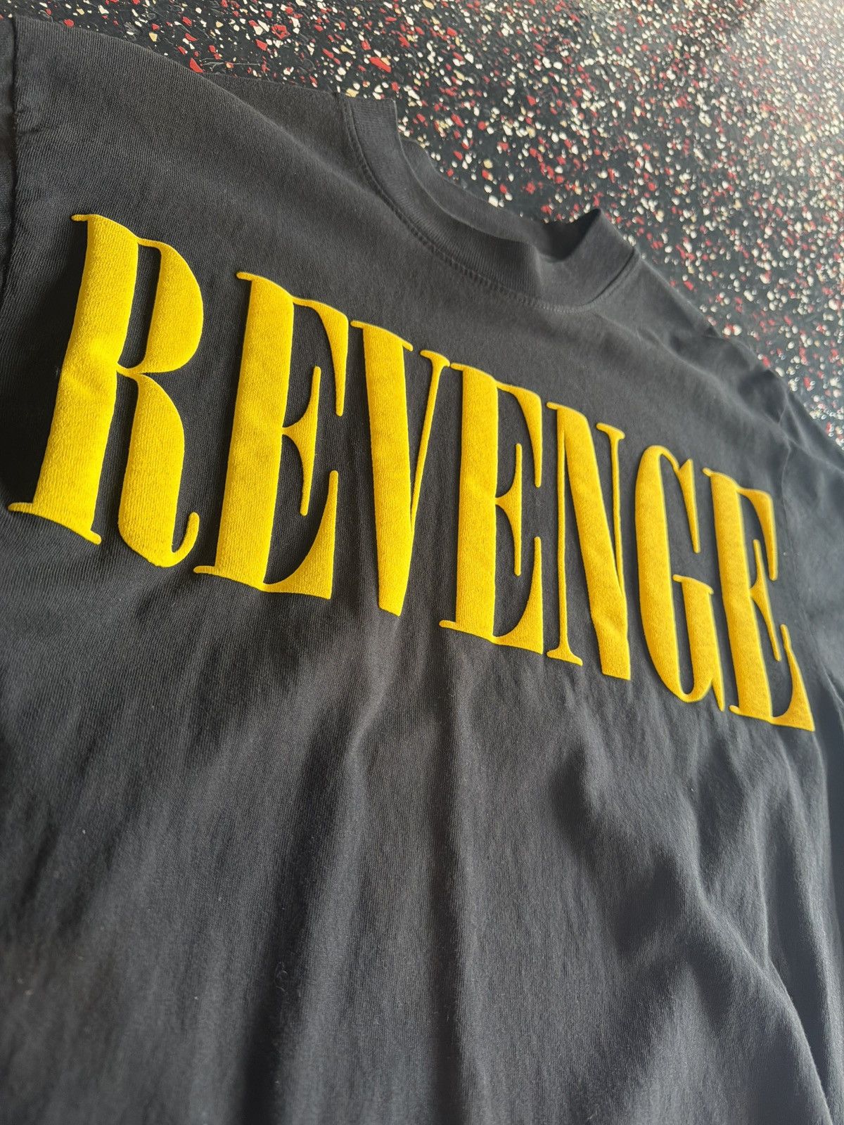Revenge Revenge Black and Yellow Tee Size US S / EU 44-46 / 1 - 3 Thumbnail
