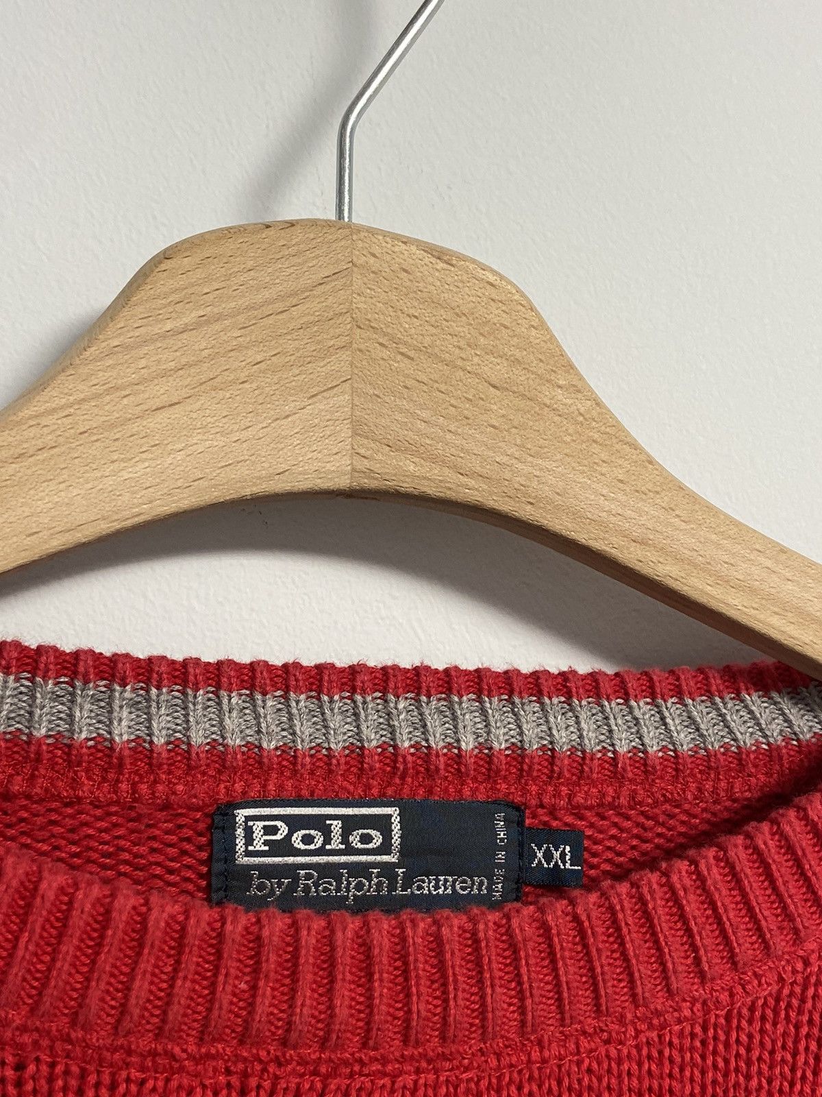 Polo Ralph Lauren Vintage y2k sweater style red