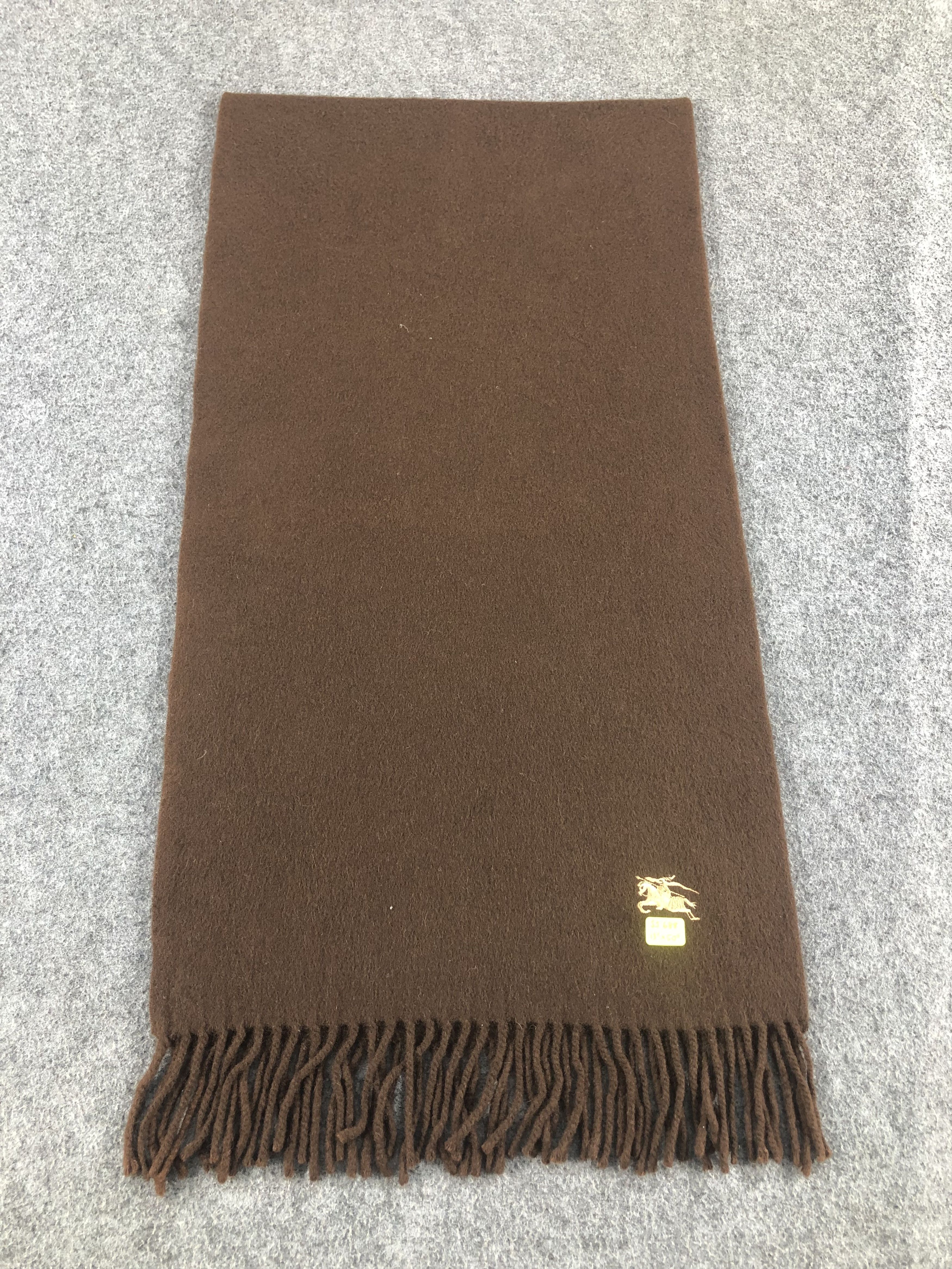 Burberry Vintage Burberry Pure Cashmere Scarf / Muffler / Neckwear Size ONE SIZE - 3 Thumbnail