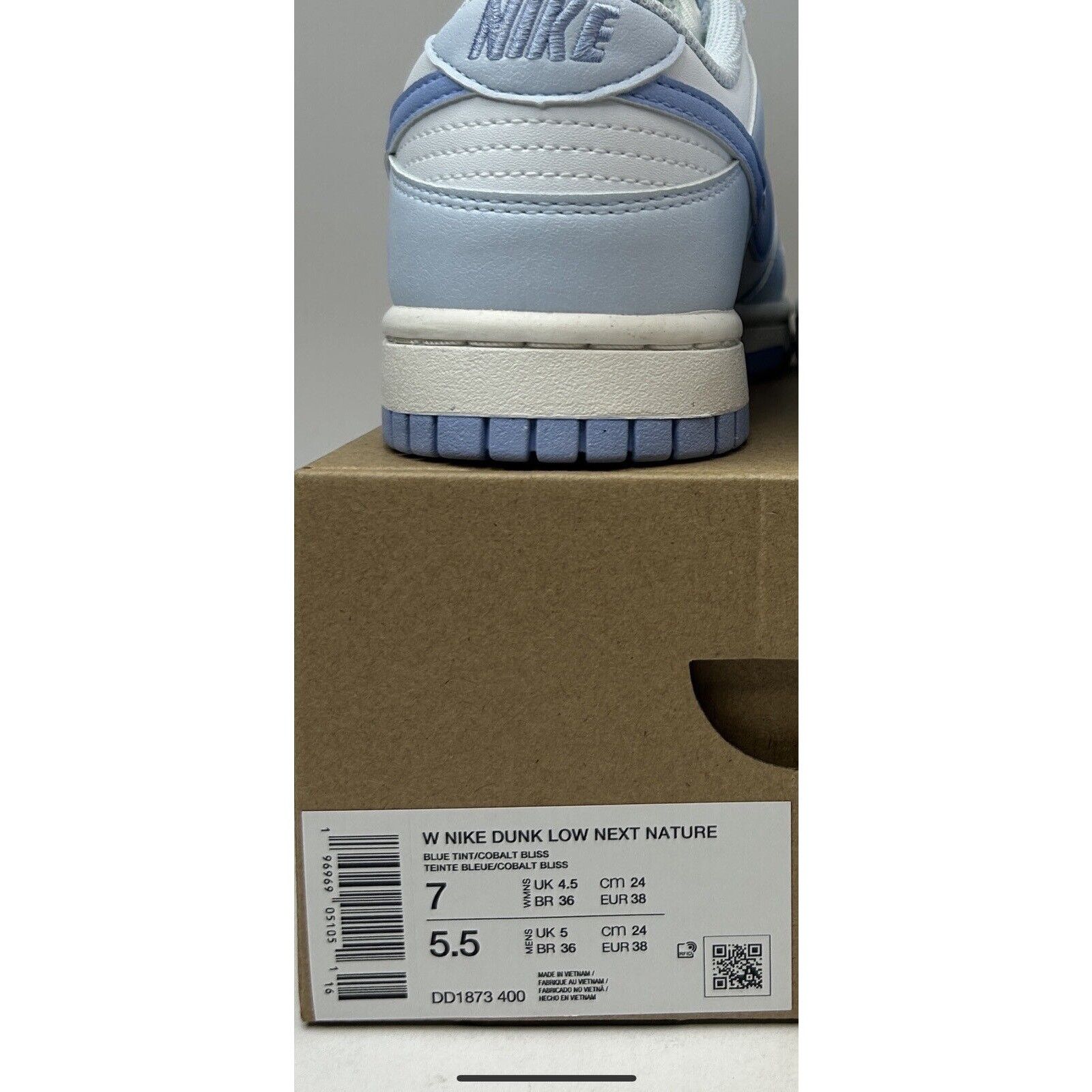 Nike Nike Dunk Low Next Nature WMNS “Blue Tint” 2023 Size US 7 / IT 37 - 5 Thumbnail