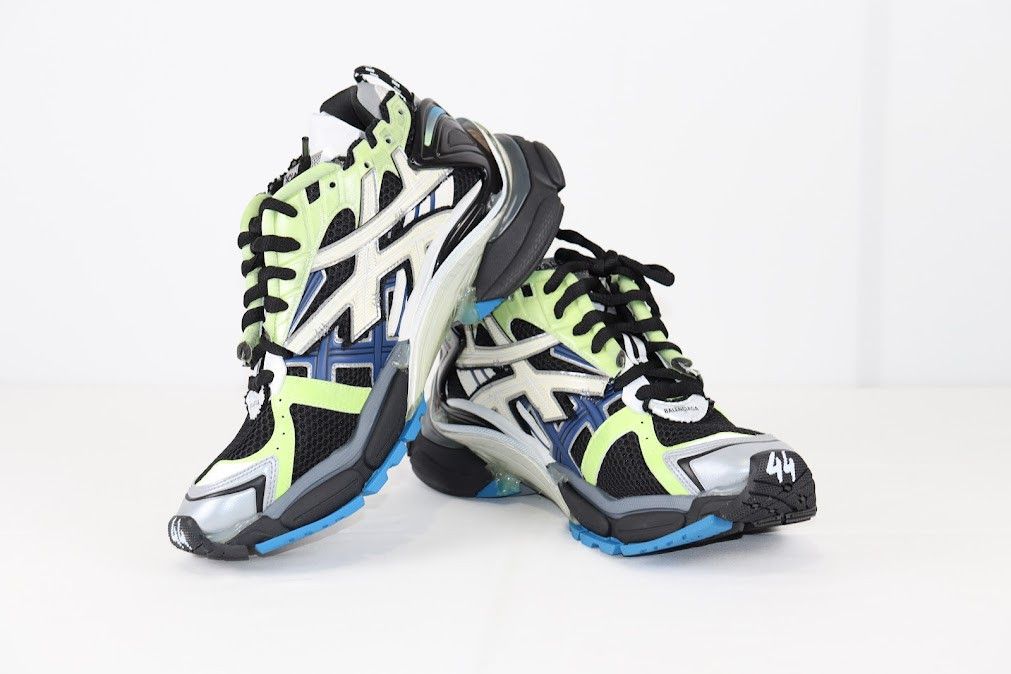 Balenciaga o1rshd Caged Mesh Runner Sneakers in Multicolor Size US 11 / EU 44 - 8 Thumbnail