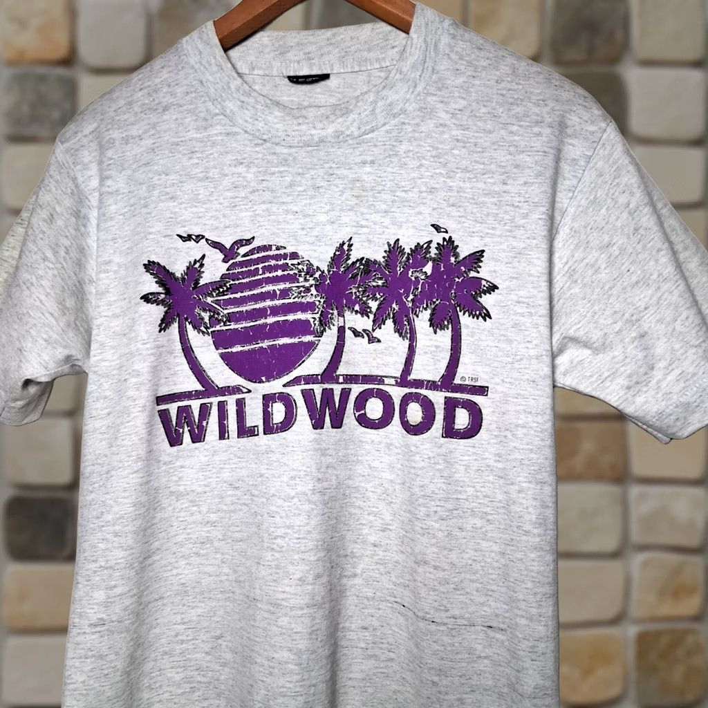 Vintage Final Answer: Vintage Wildwood Beach NJ Shirt M Single Stitch Distressed NJ Size US M / EU 48-50 / 2 - 1 Thumbnail