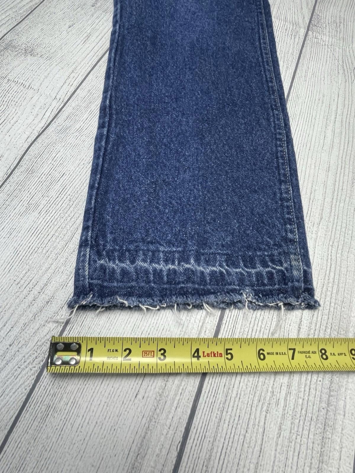 Lee Vintage Lee Jeans Mens 36x30 Dark Wash 80s Size US 36 / EU 52 - 6 Thumbnail