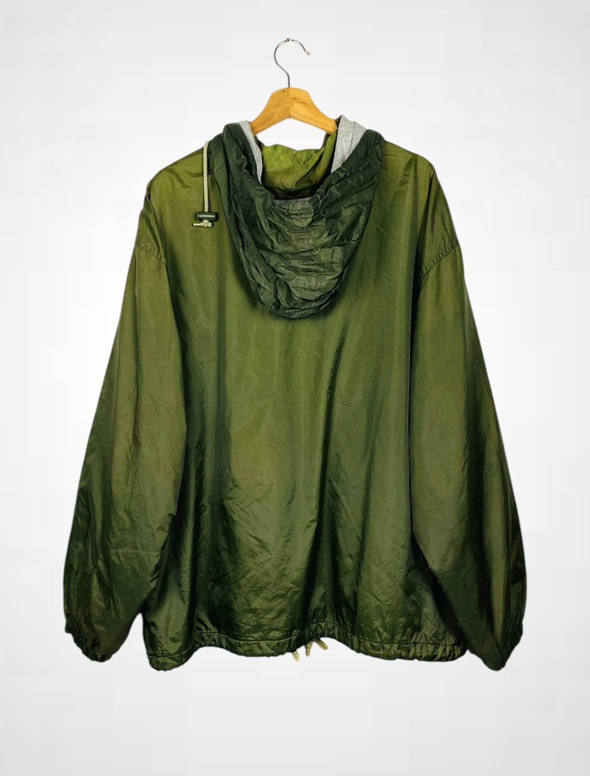 Stussy Vtg Stussy Hidden Hoodie Oversize Windbreaker Size US XXL / EU 58 / 5 - 2 Thumbnail