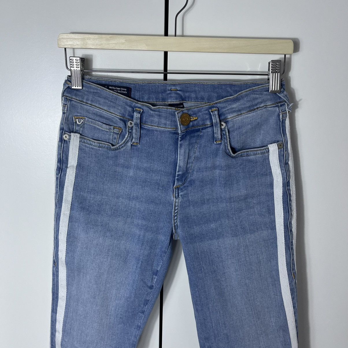True Religion True Religion Halle Super Skinny Denim Blue Jeans Streetwear Size 28" / US 6 / IT 42 - 2 Thumbnail