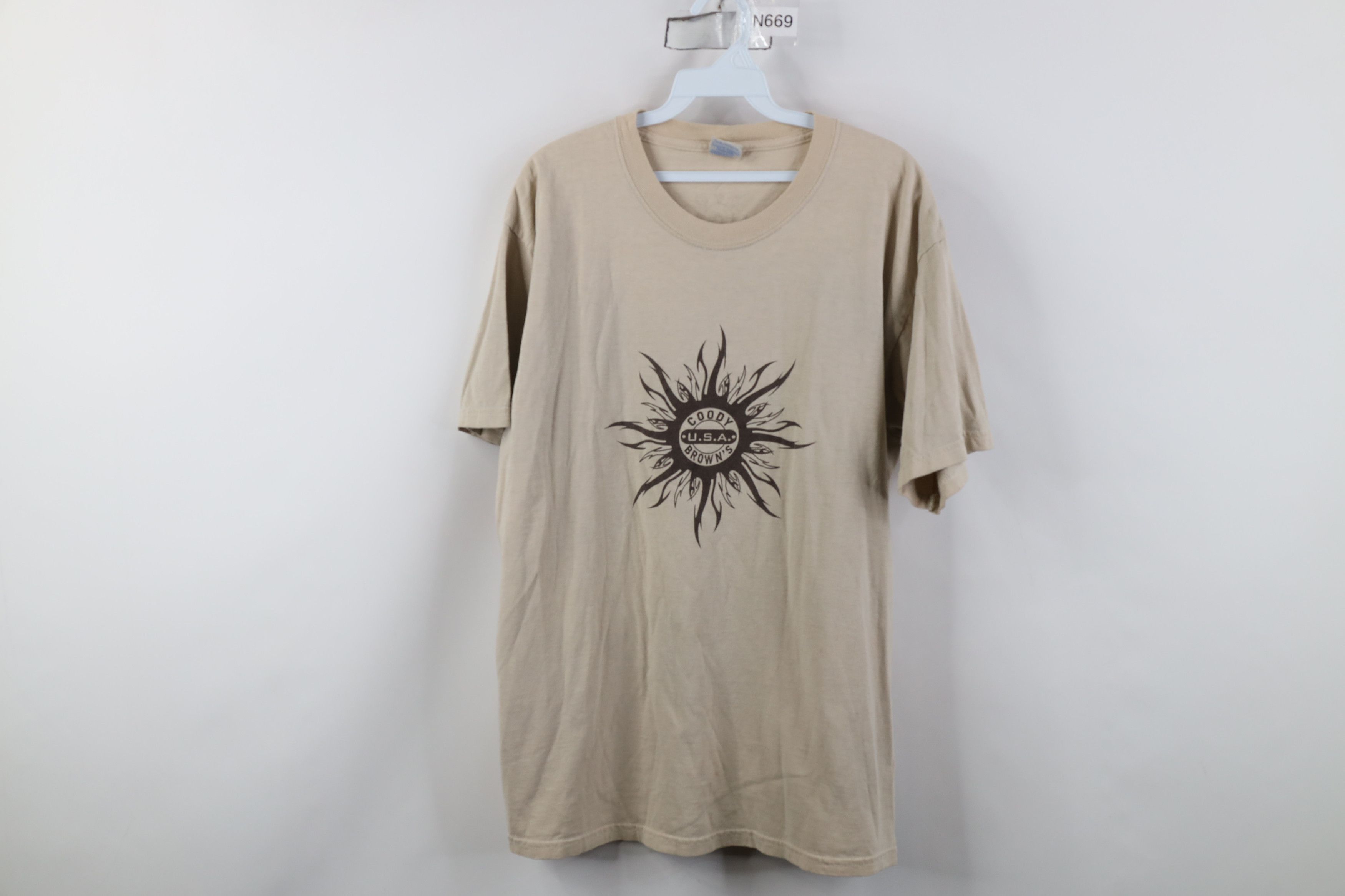 Vintage Vintage 90s Y2K Sun Coody Brown's Restaurant Indiana T-Shirt Size US L / EU 52-54 / 3 - 1 Thumbnail
