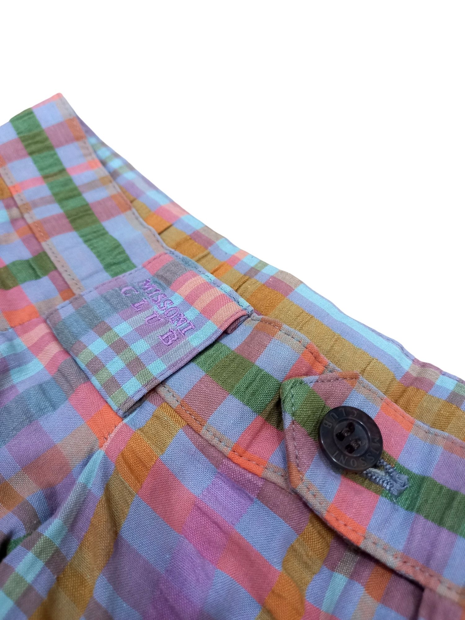 Missoni Rare! Vintage Missoni Club Vibrant Checkered Golf Pants Size US 31 - 3 Thumbnail