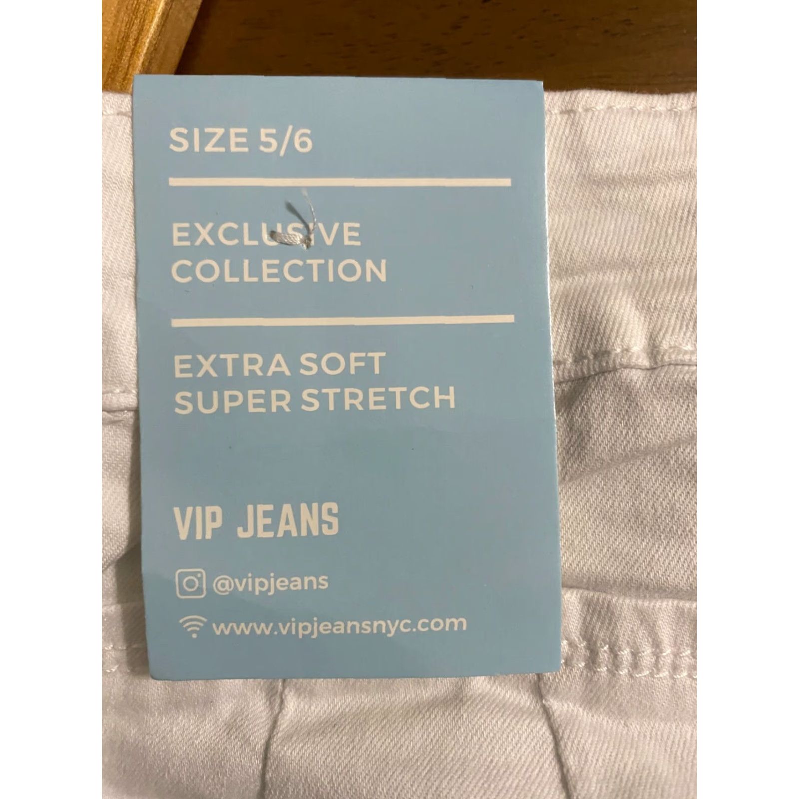 Vintage VINTAGE VIP Jeans WOMEN'S Super Stretch COLLECTION EXTRA SOFT Jeans 5/6 White Mid Rise Zipper Fly Button Closure Womens Size 27" / US 4 / IT 40 - 5 Thumbnail