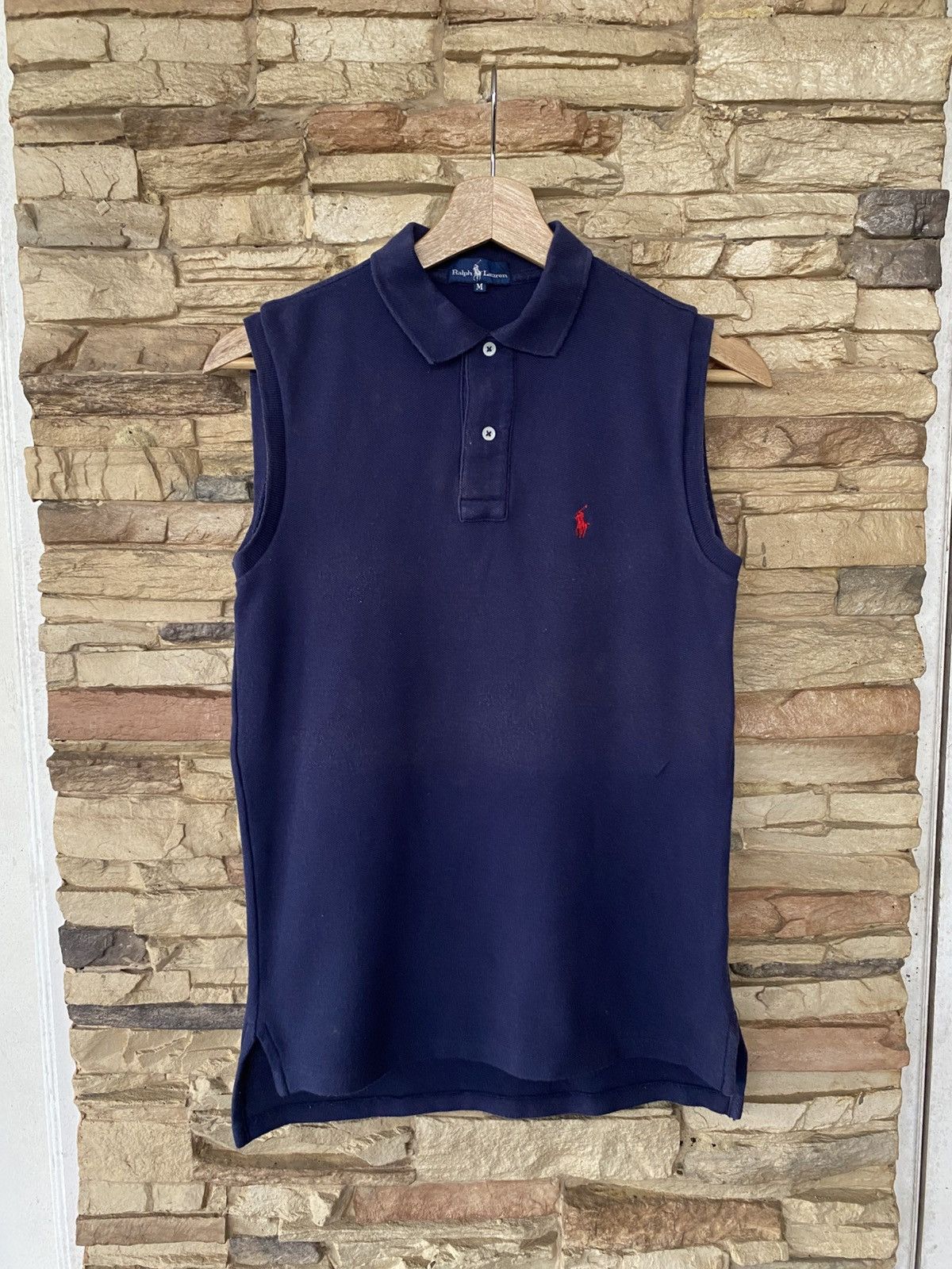 Polo Ralph Lauren Rare Vintage Polo Ralph Lauren Sleeveless Polo Shirt Singlet Size M / US 6-8 / IT 42-44 - 1 Thumbnail