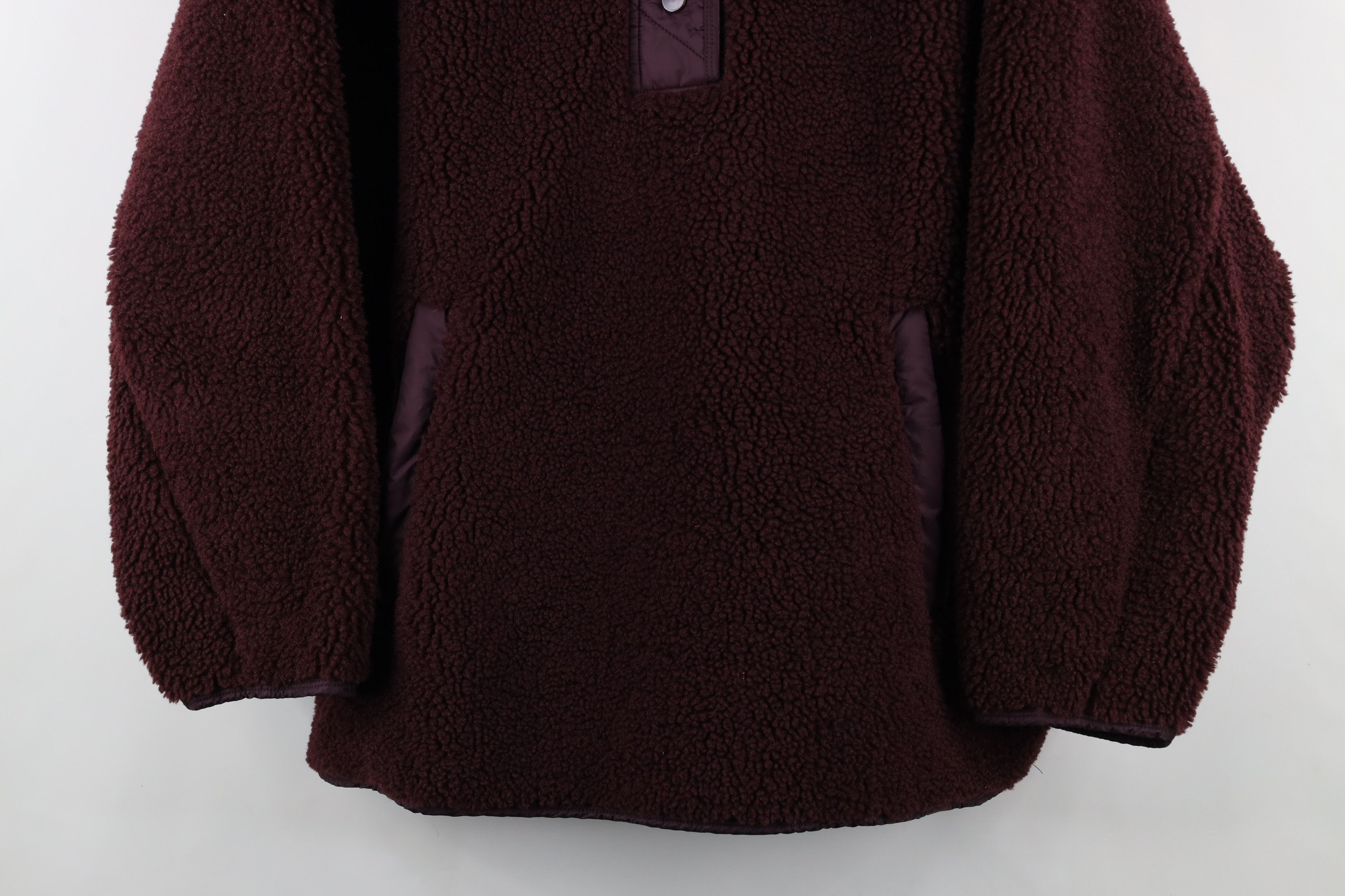 Athleta × Vintage Athleta Deep Pile Fleece Snap Button Pullover Sweatshirt Size XXL / US 16-18 / IT 52-54 - 3 Thumbnail